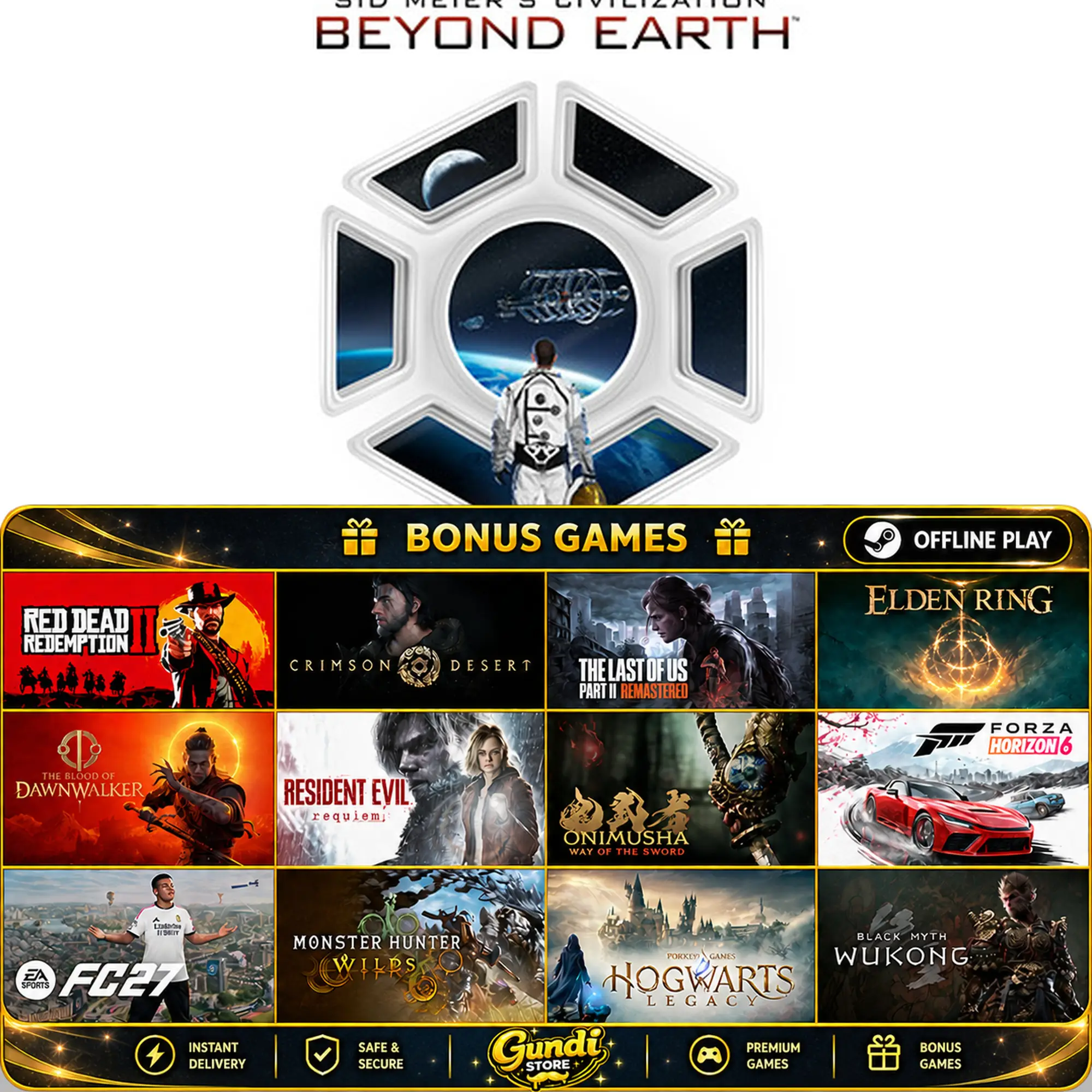 [AUTO CODE] - Sid Meier's Civilization_ Beyond Earth + BONUS GAME