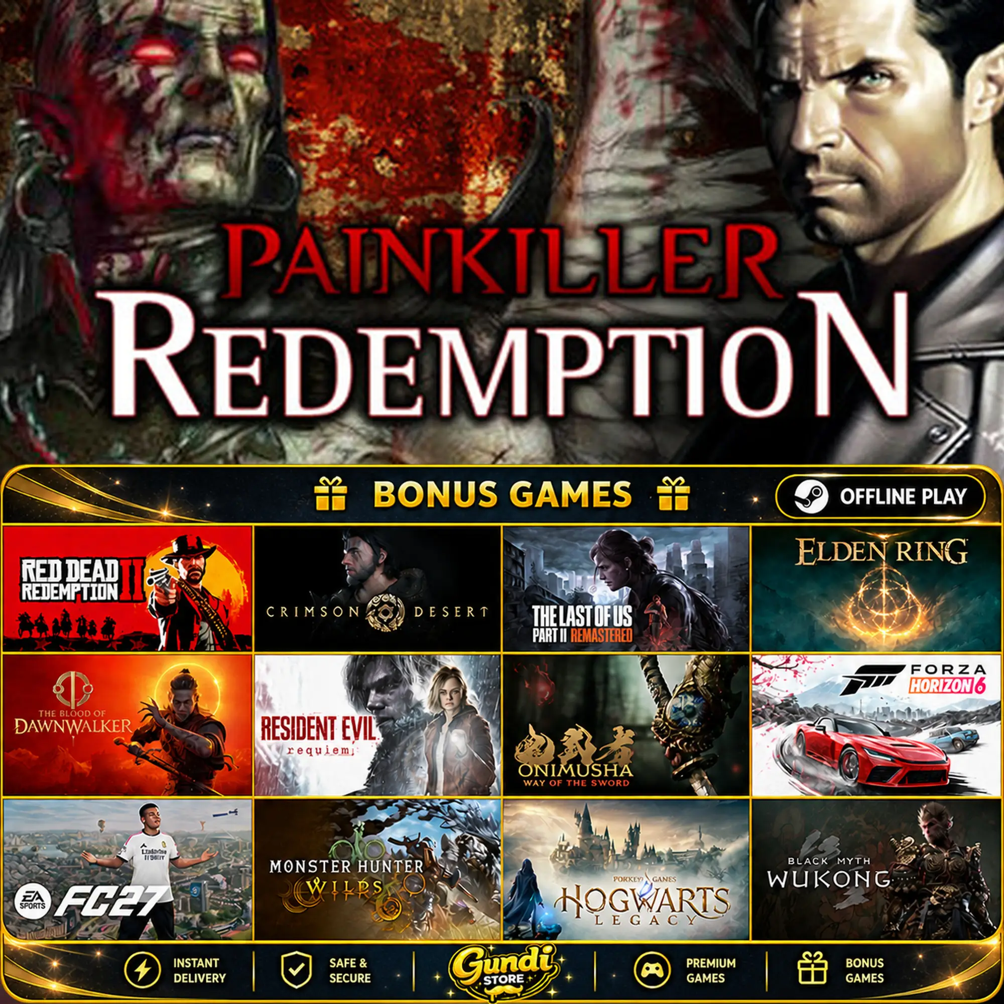 [AUTO CODE] - Painkiller_ Redemption + BONUS GAME