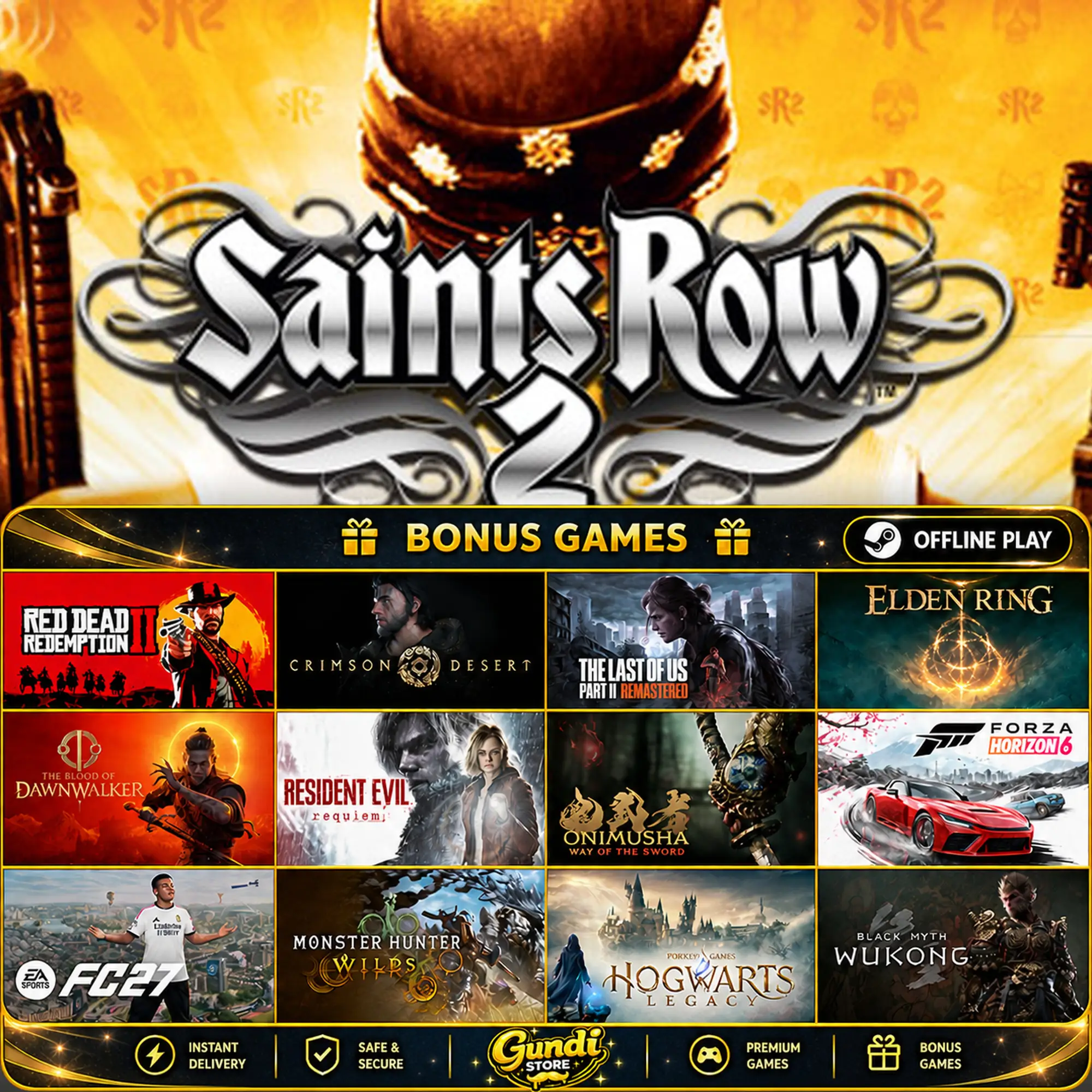 [AUTO CODE] - Saints Row 2 + BONUS GAME