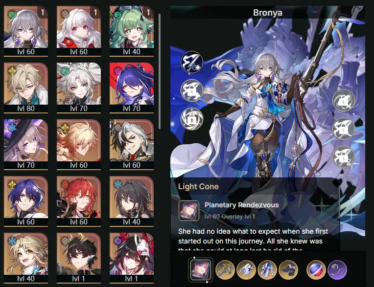 EU - Trailblaze Level: 65 - 36 CHARACTERS - Acheron - Ruan Mei - Feixiao - E1 Bronya - E1 Clara - E1 Huohuo - Aventurine - The Herta - Mydei - Boothill - Dr. Ratio - Himeko - Yanqing - Dan Heng • Permansor Terrae - Sparkle