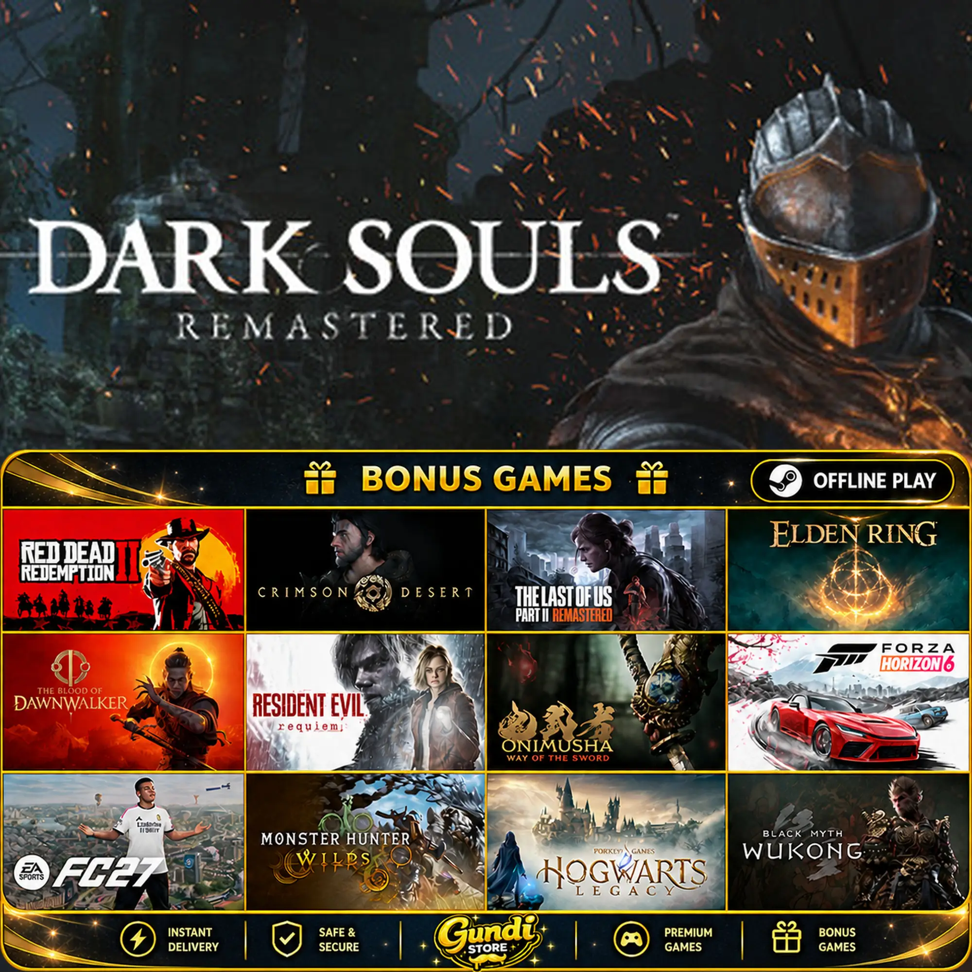 [AUTO CODE] - DARK SOULS™_ REMASTERED + BONUS GAME