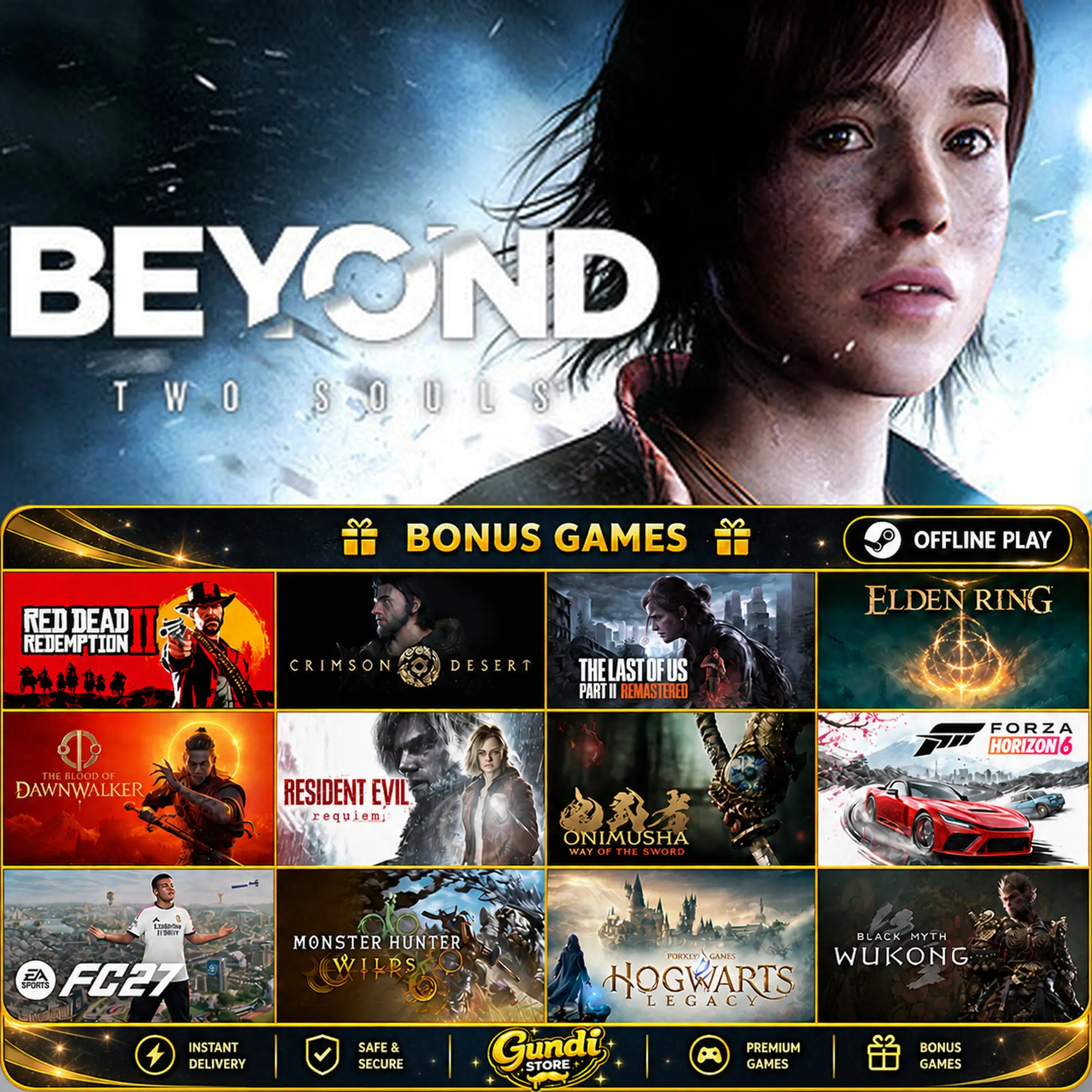 [AUTO CODE] - Beyond_ Two Souls + BONUS GAME