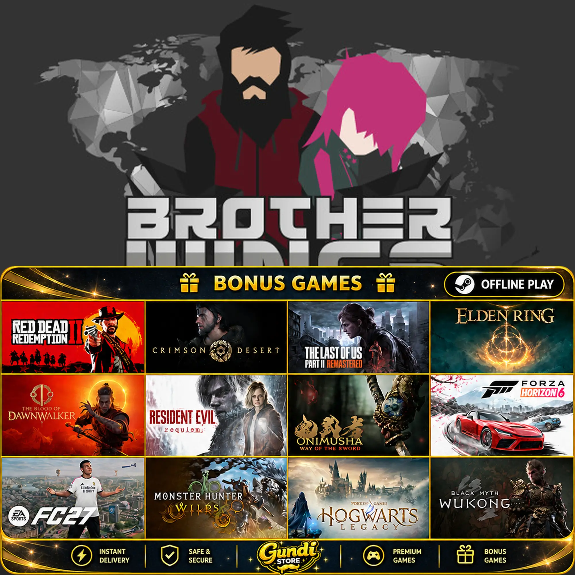 [AUTO CODE] - Brother Wings + BONUS GAME