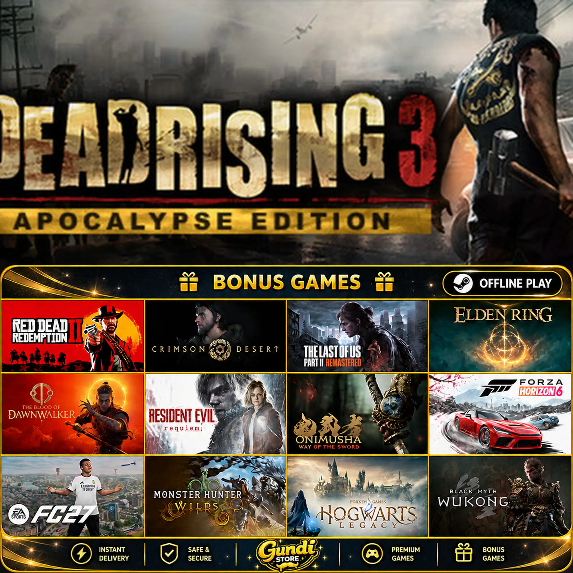 [AUTO CODE] - Dead Rising 3 + BONUS GAME