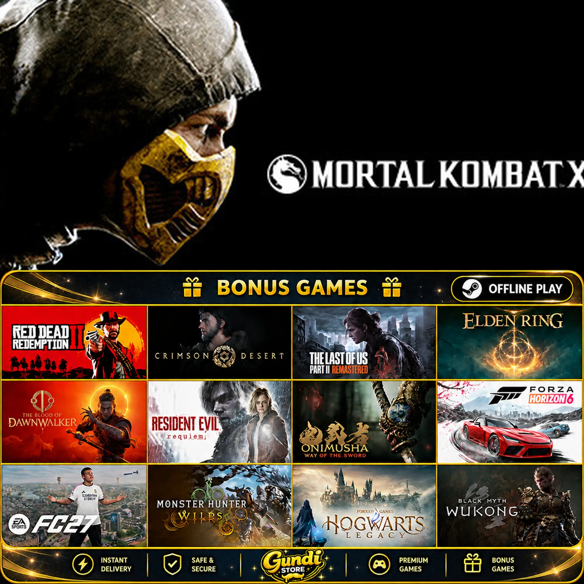 [AUTO CODE] - Mortal Kombat X + BONUS GAME