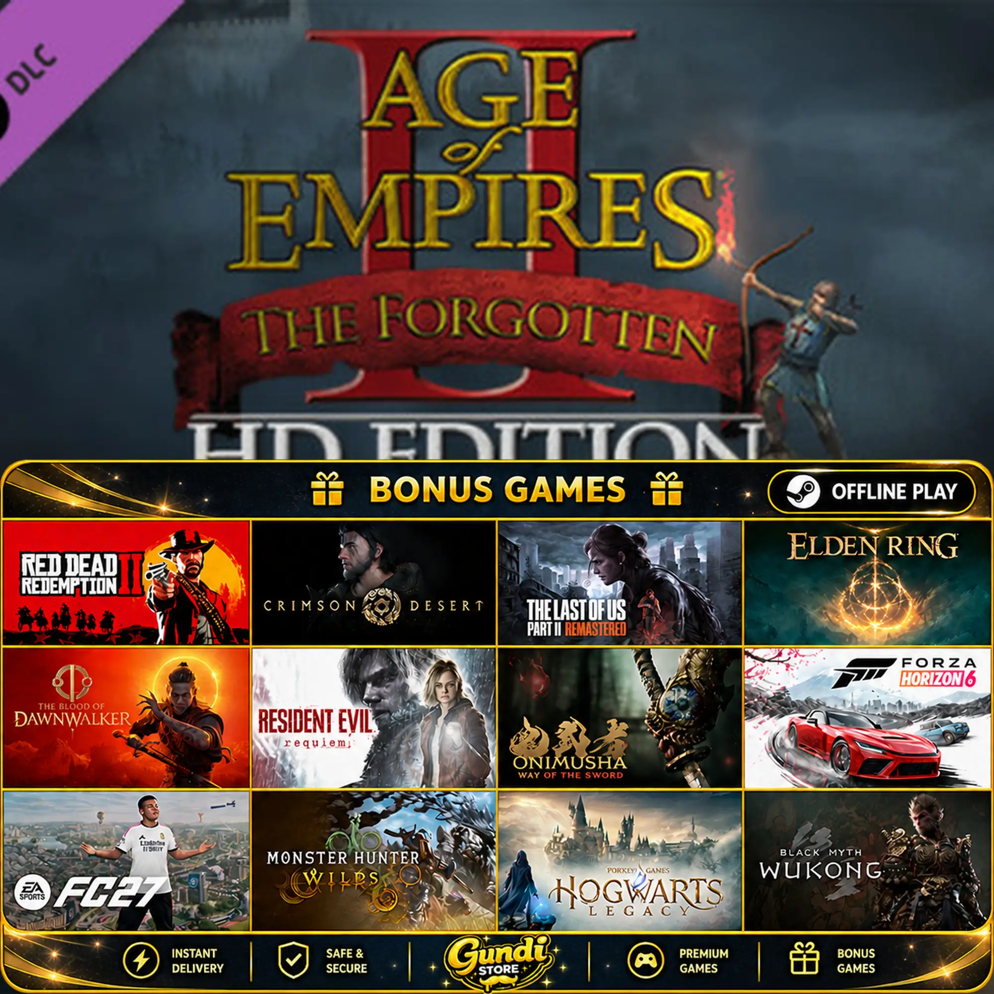 [AUTO CODE] - Age of Empires II (2013) + BONUS GAME