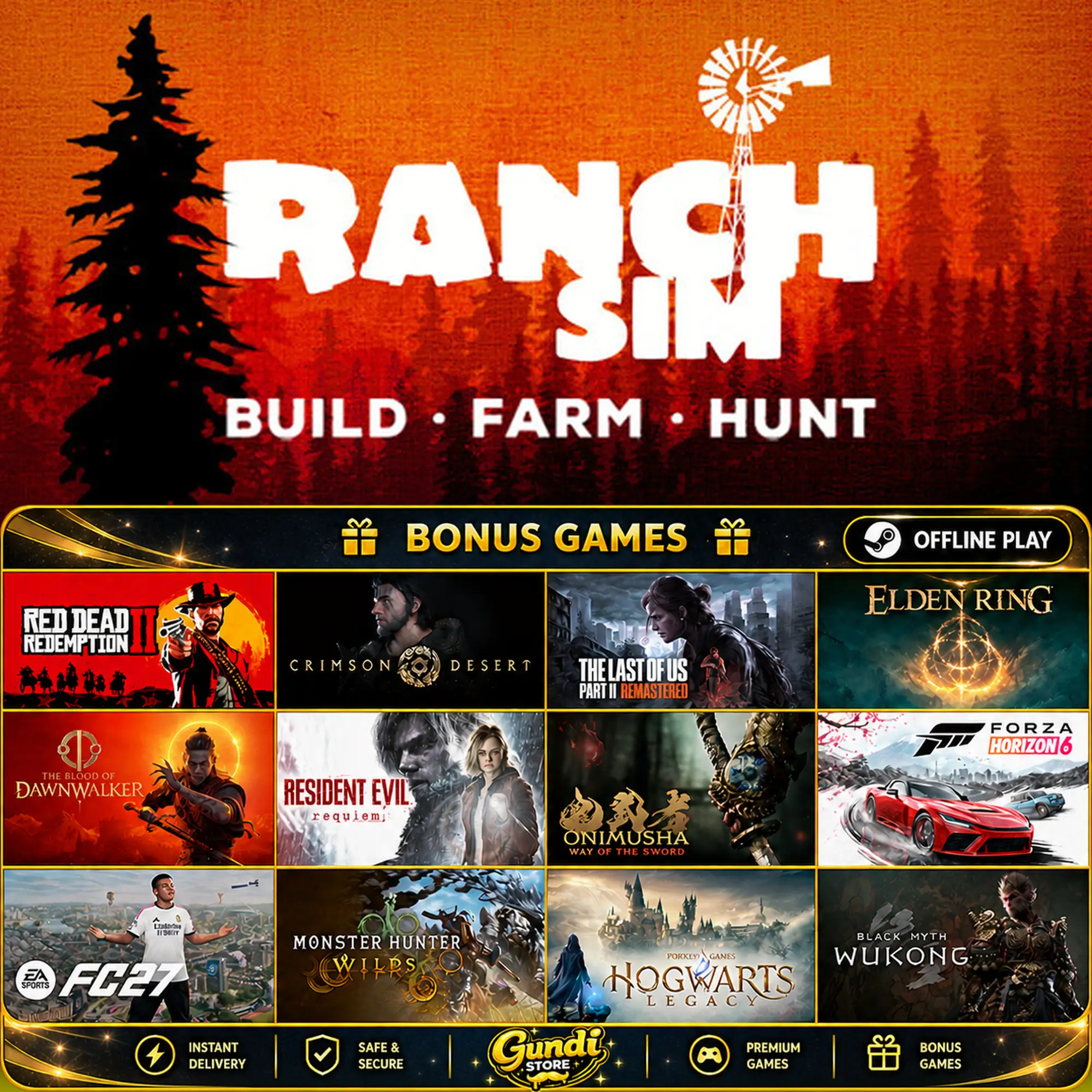 [AUTO CODE] - Ranch Simulator + BONUS GAME