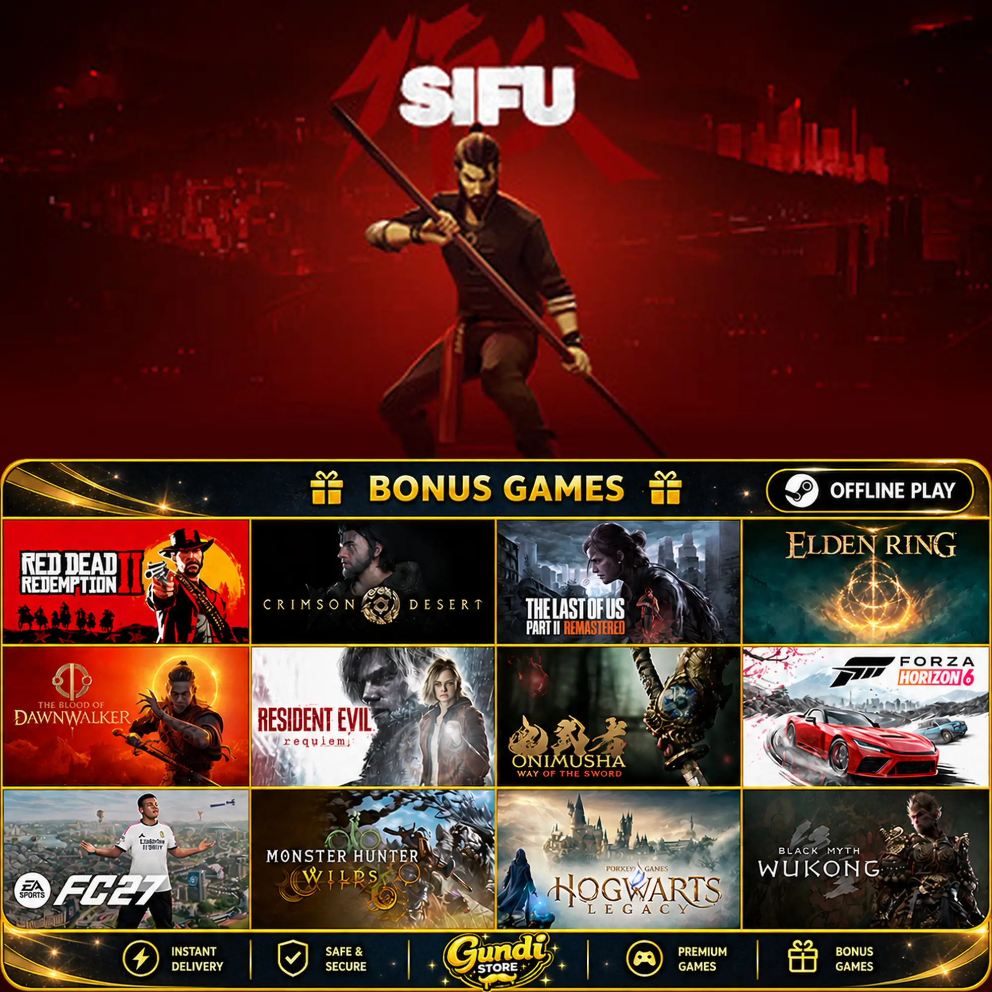 [AUTO CODE] - Sifu + BONUS GAME