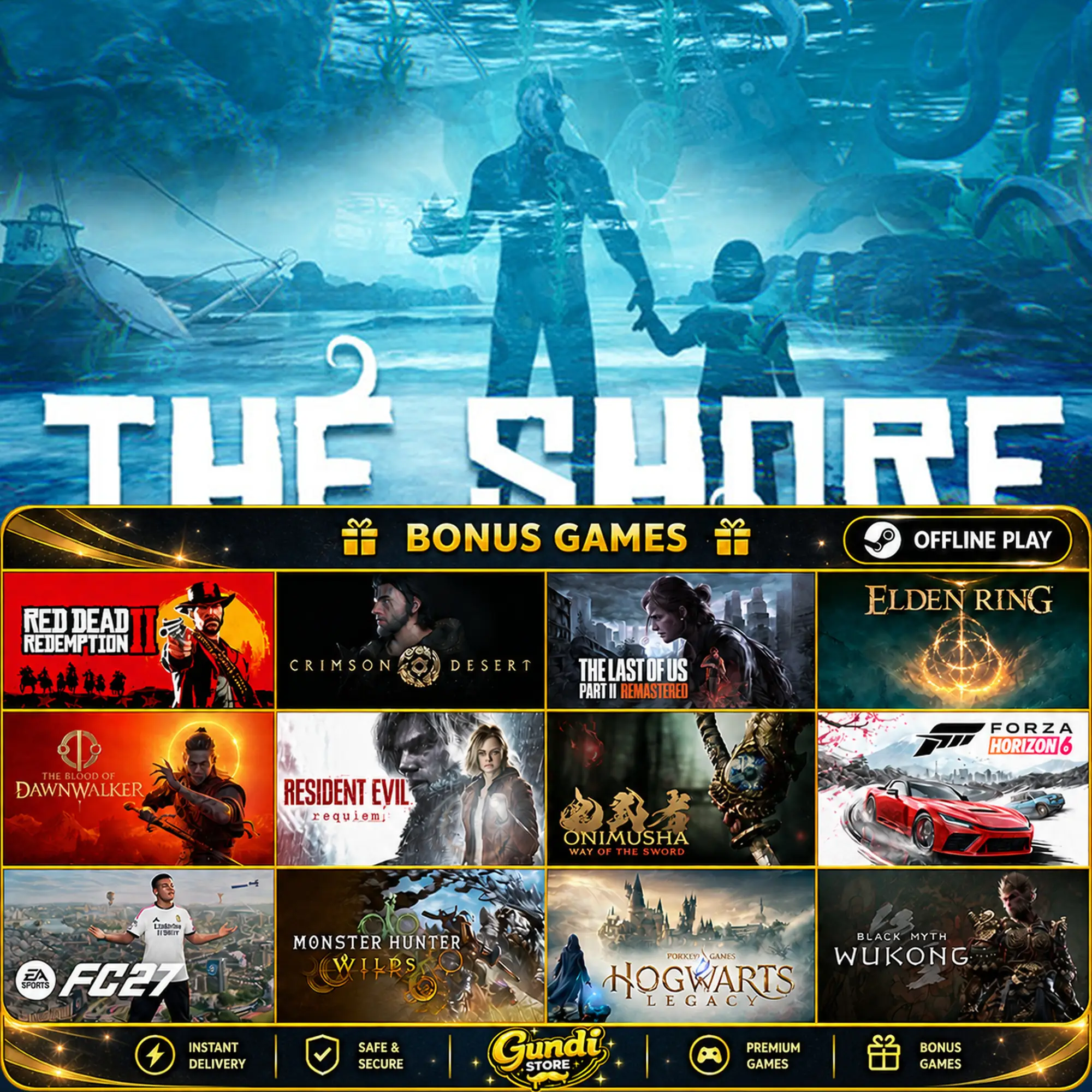 [AUTO CODE] - THE SHORE + BONUS GAME