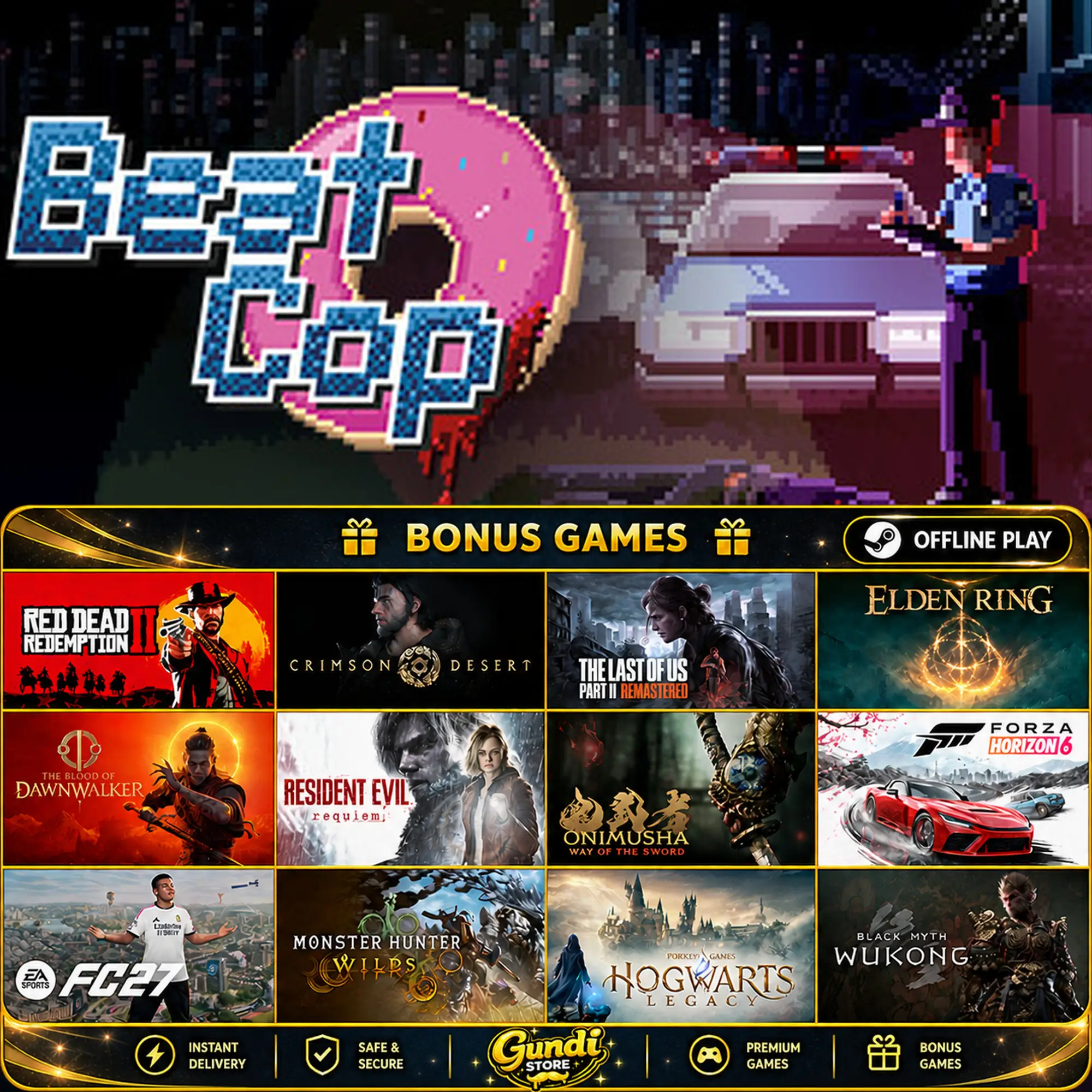 [AUTO CODE] - Beat Cop + BONUS GAME