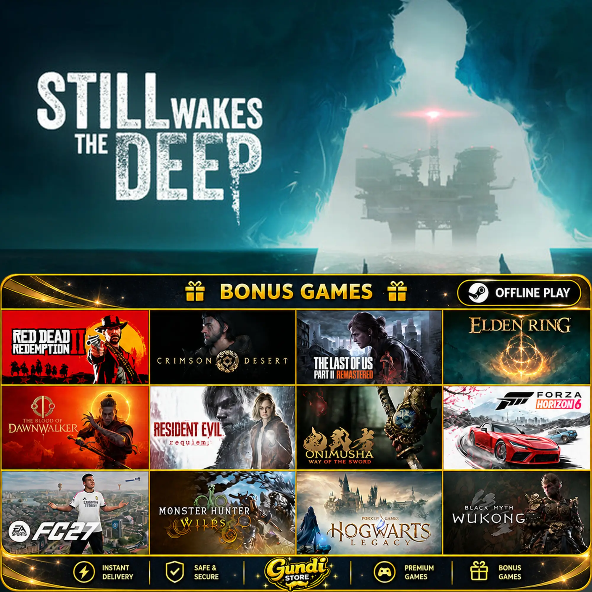 [AUTO CODE] - Still Wakes the Deep + BONUS GAME