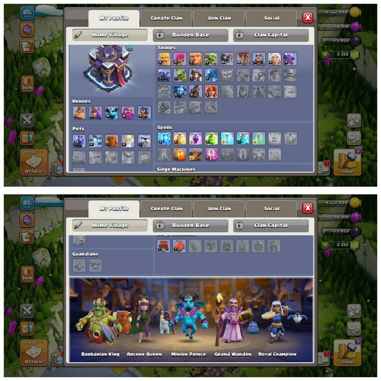 {70% DISCOUNT} TH15 RUSH BASE ID⚡️1 EPIC EQUIPMENT⚡️XP-85⚡️HERO 33-28-41-18-11⚡️FREE GEMS NAME CHANGE⚡️682 CWL MEDALS⚡️ MAGIC ITEMS⚡️OP LAB⚡️INSTANT DELIVERY 🚚