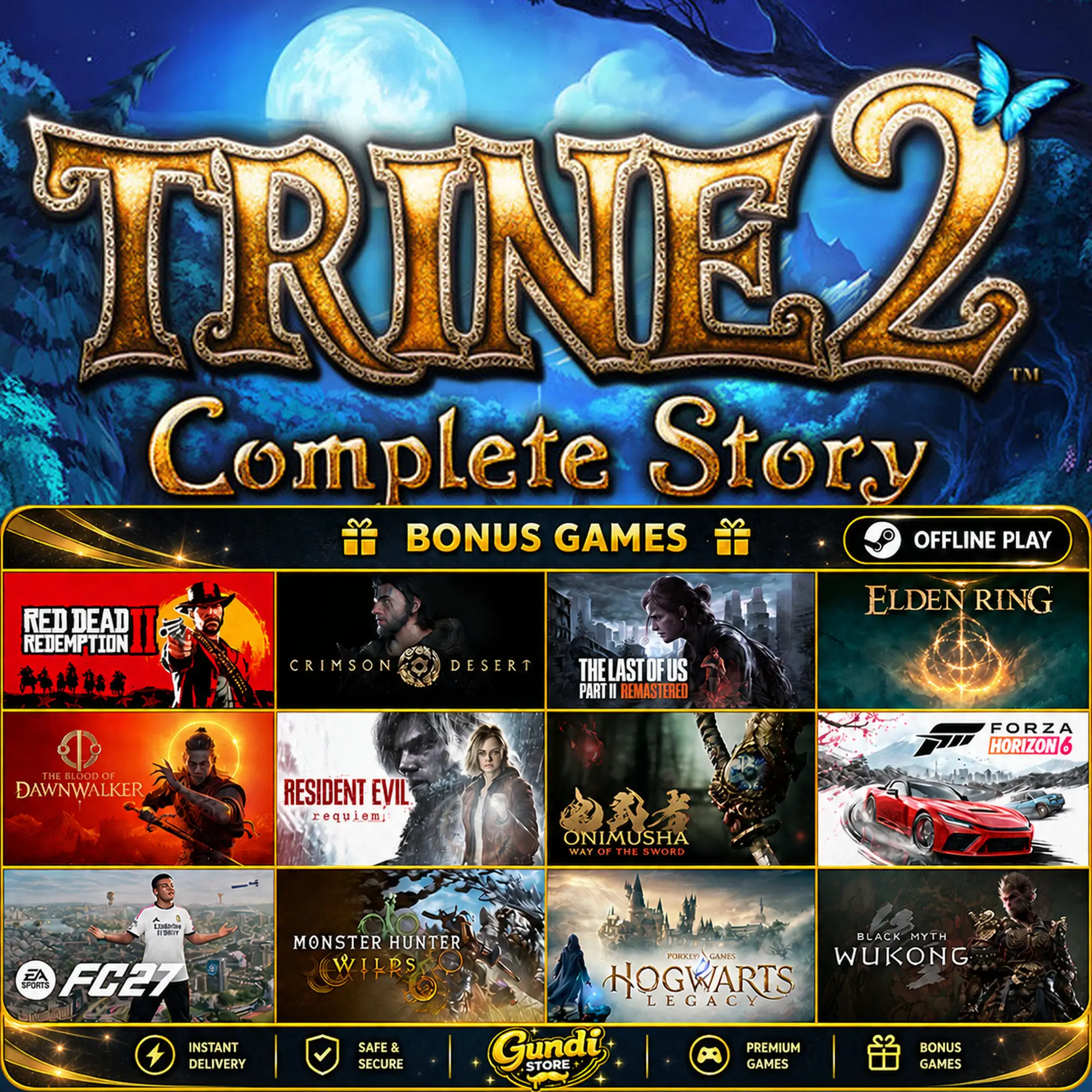 [AUTO CODE] - Trine 2 + BONUS GAME