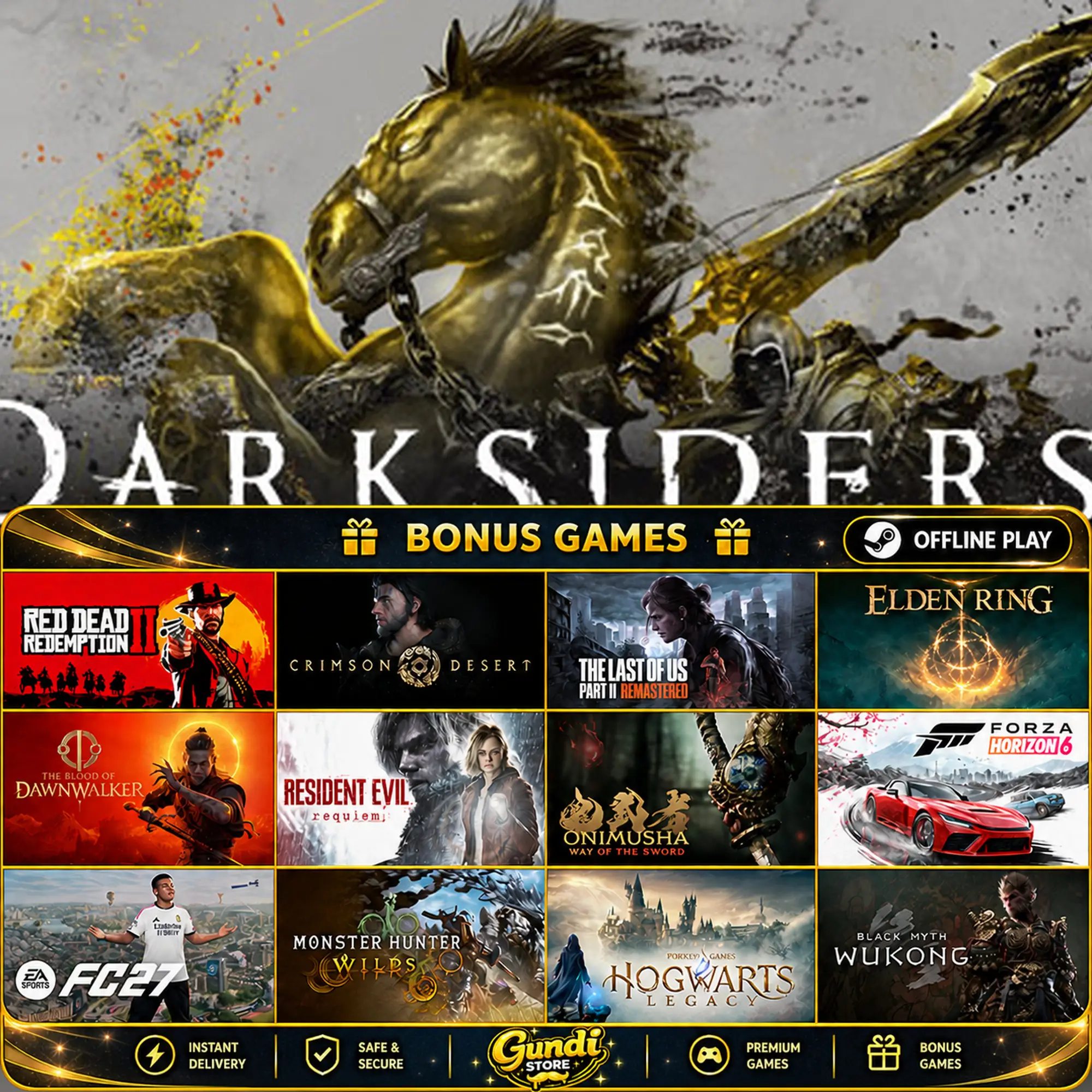 [AUTO CODE] - Darksiders + BONUS GAME