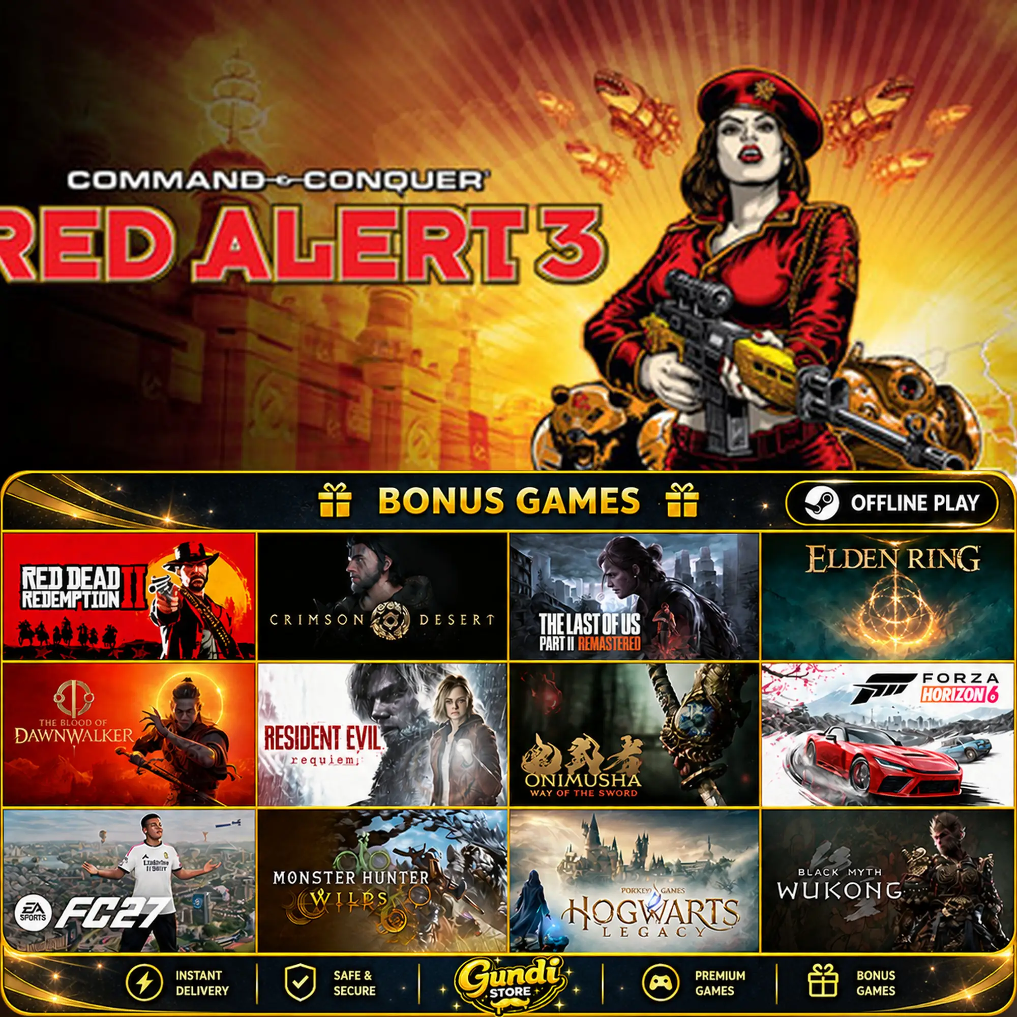 [AUTO CODE] - Command & Conquer™ Red Alert™ 3 + BONUS GAME