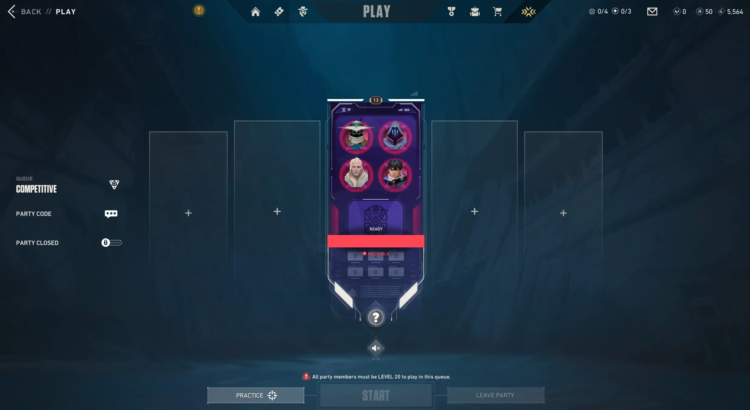 8 Agents - Unranked - Not Ranked Ready - 13 LVL - Full Acces