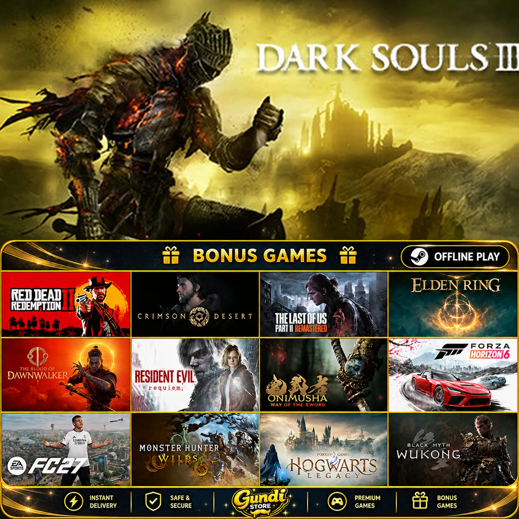 [AUTO CODE] - DARK SOULS™ III + BONUS GAME