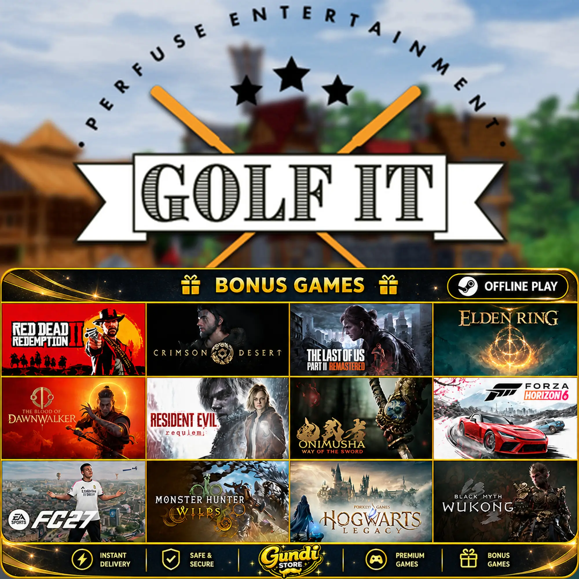 [AUTO CODE] - Golf It! + BONUS GAME