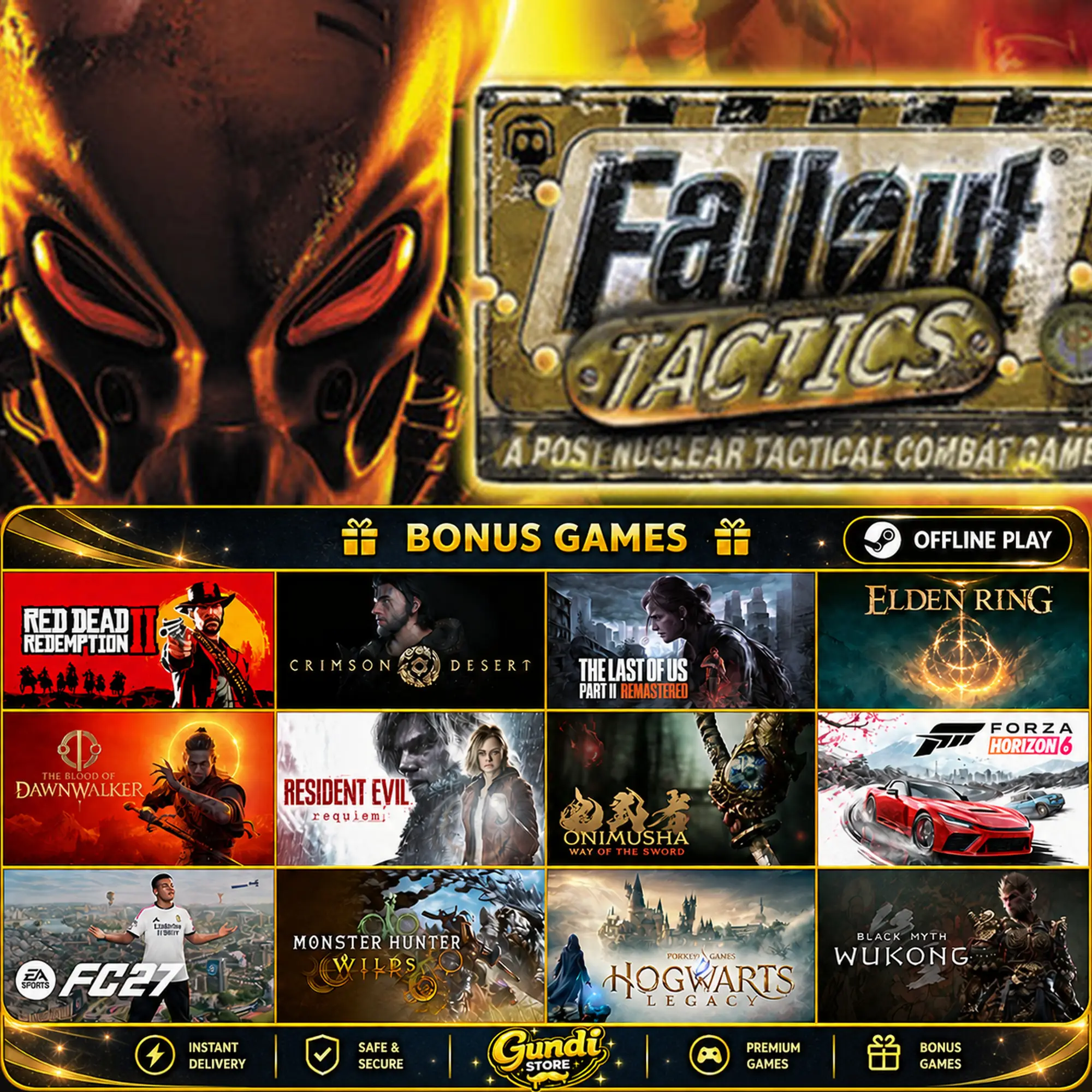 [AUTO CODE] - Fallout Tactics_ Brotherhood of Steel + BONUS GAME