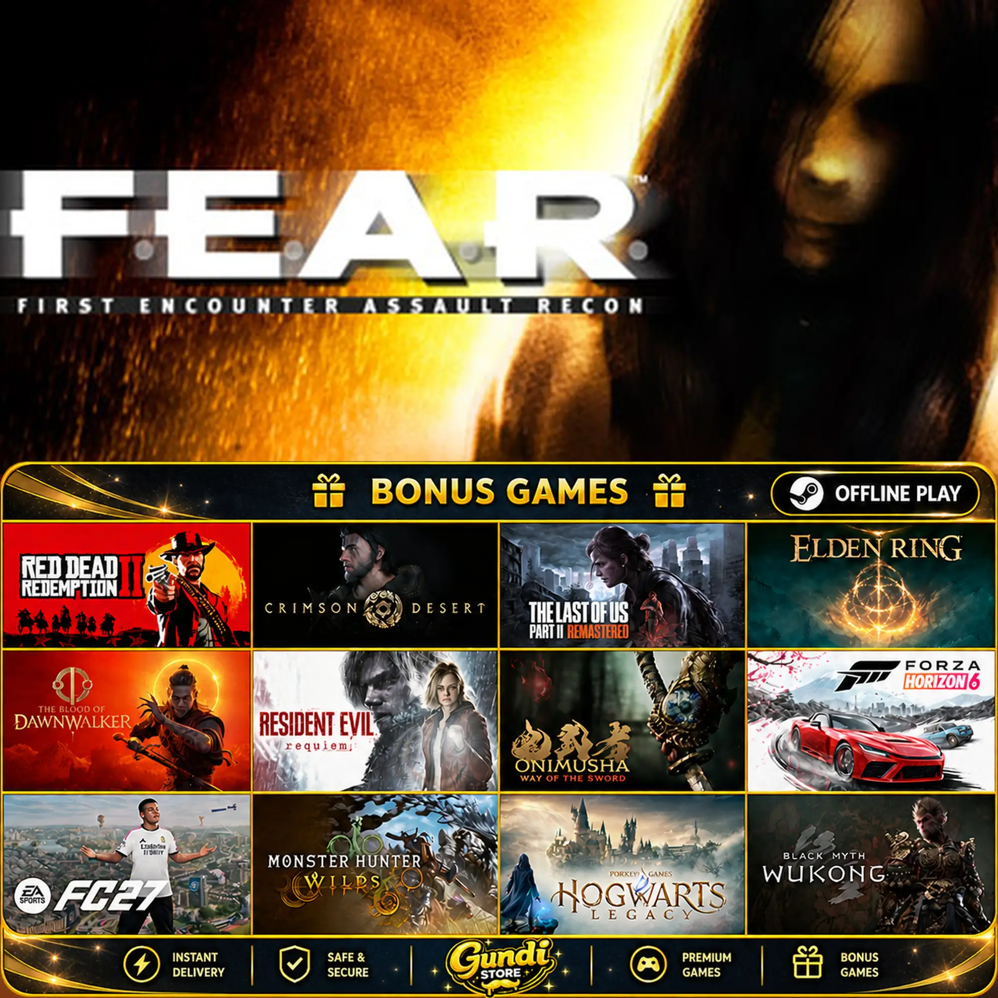 [AUTO CODE] - F.E.A.R + BONUS GAME