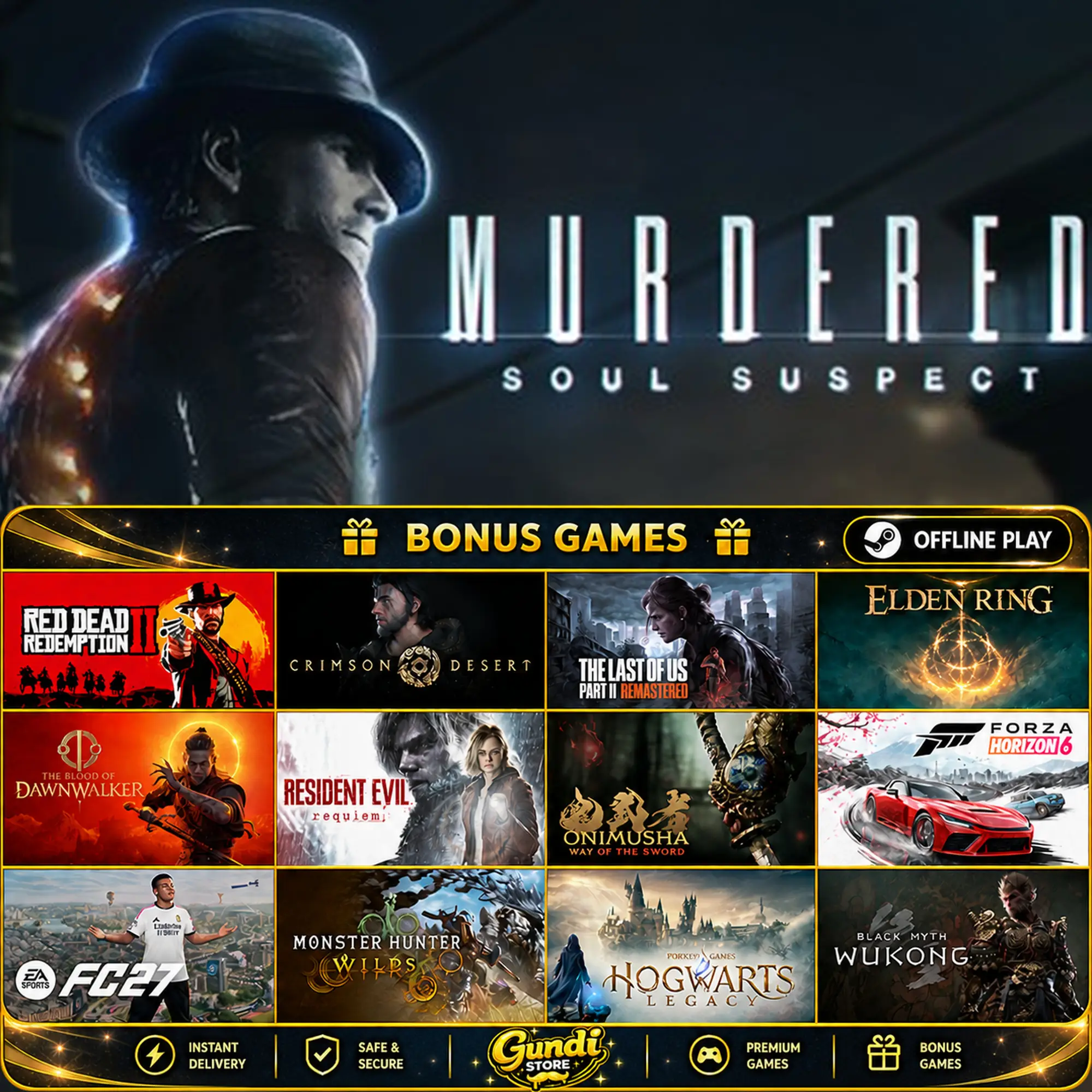 [AUTO CODE] - MURDERED_ SOUL SUSPECT™ + BONUS GAME