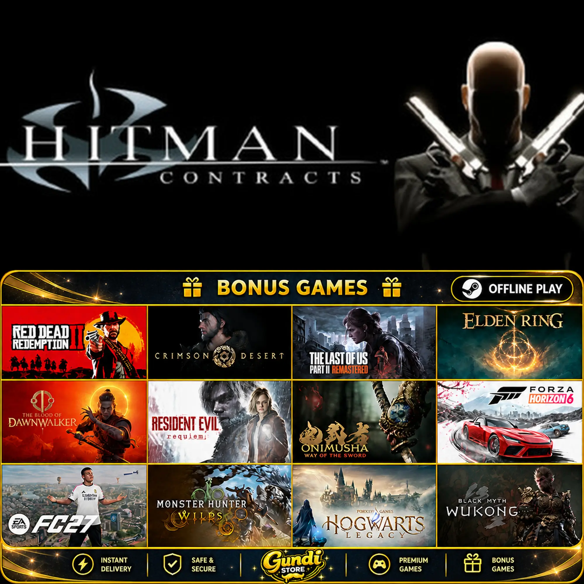[AUTO CODE] - Hitman_ Contracts + BONUS GAME