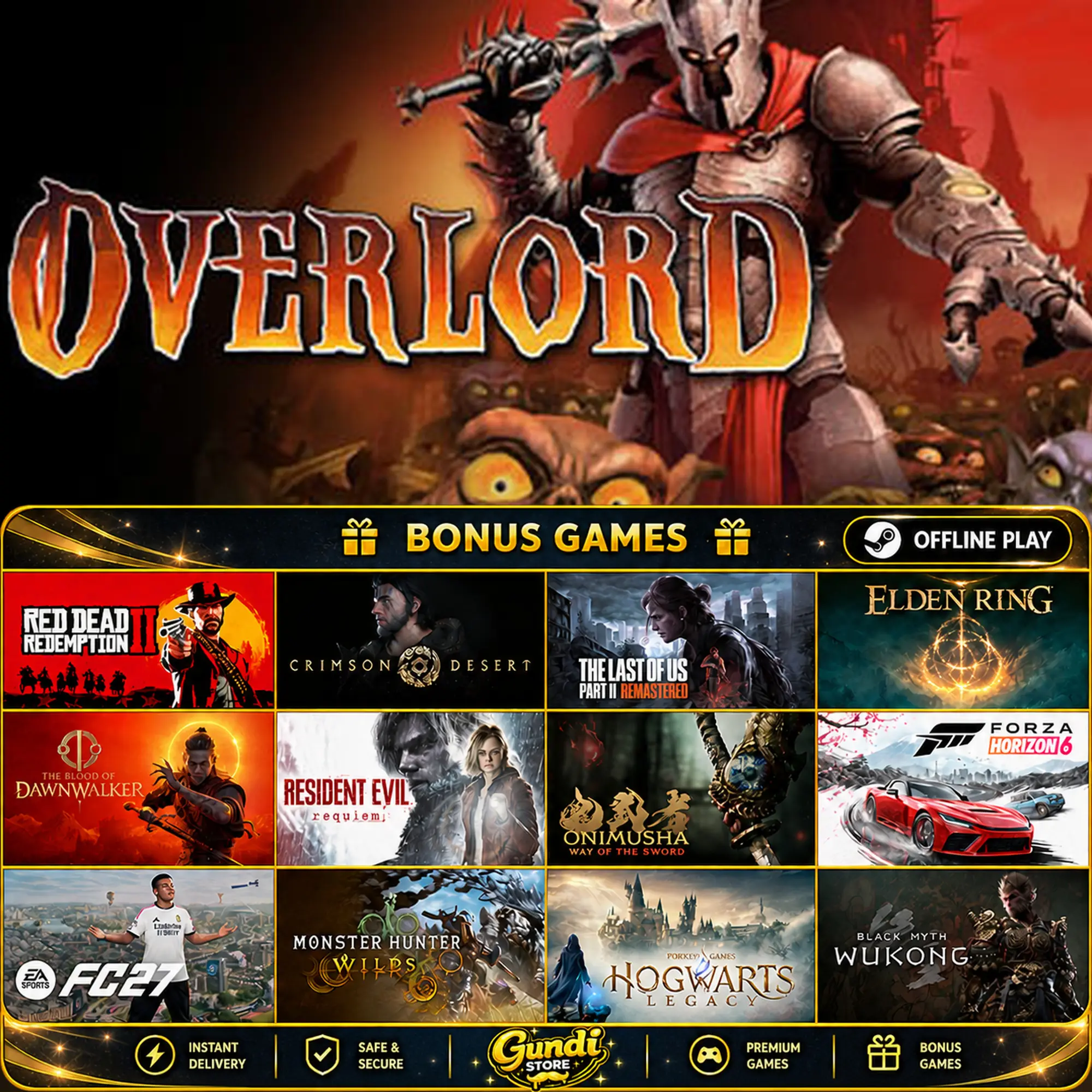 [AUTO CODE] - Overlord + BONUS GAME