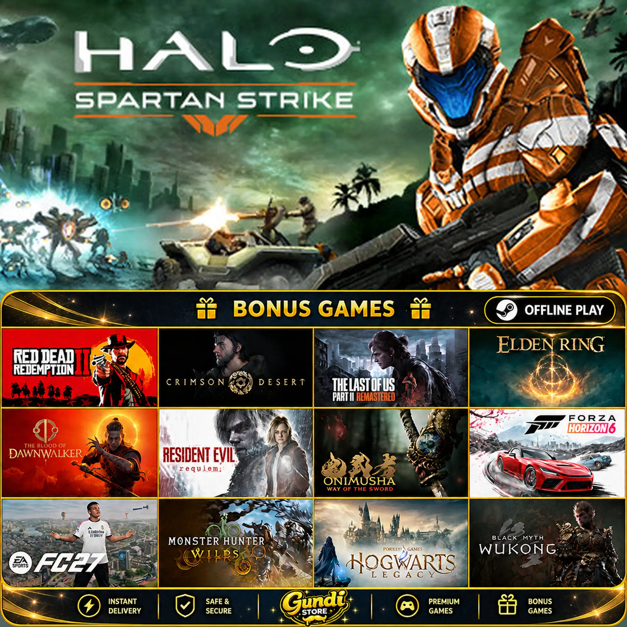 [AUTO CODE] - Halo_ Spartan Strike + BONUS GAME