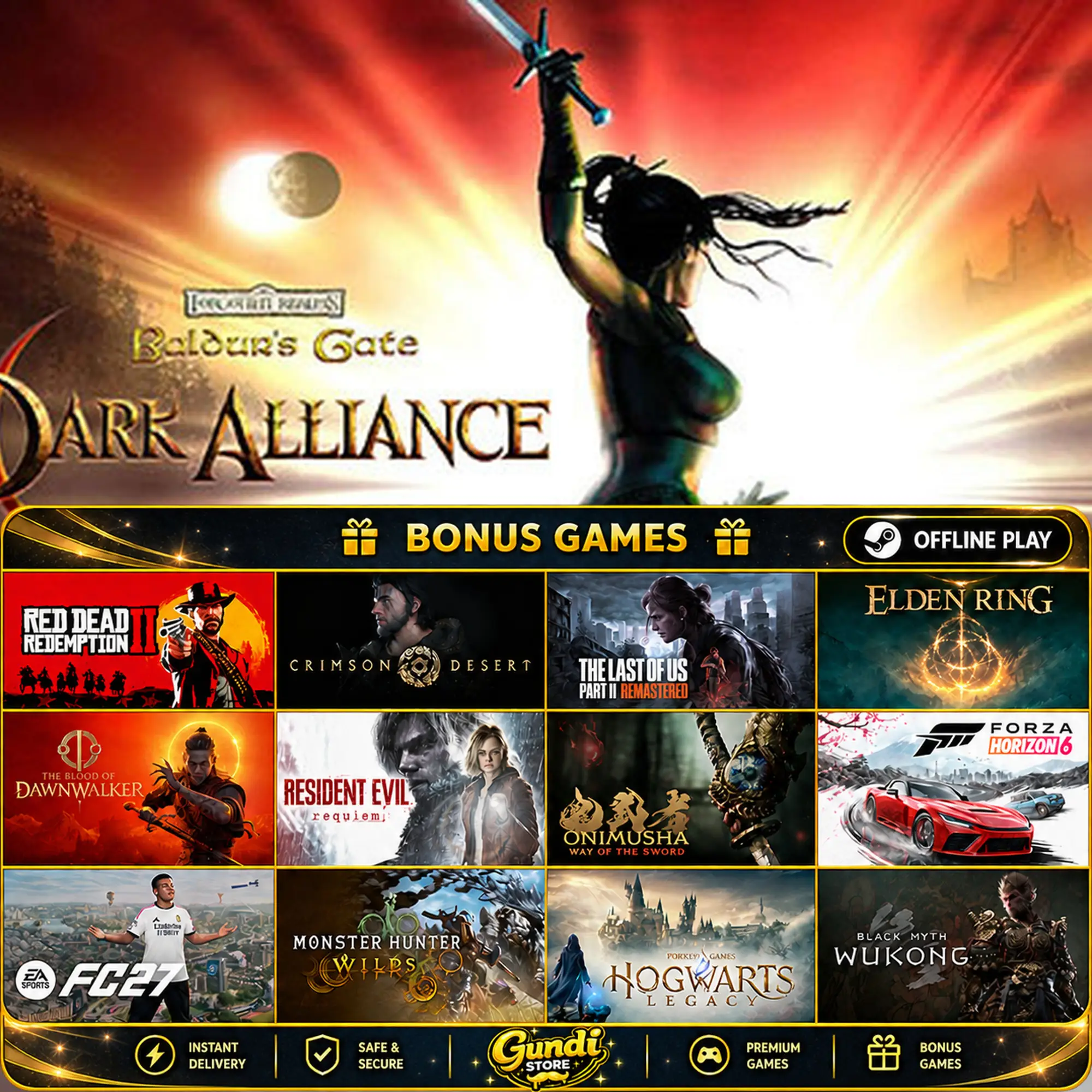 [AUTO CODE] - Baldur's Gate_ Dark Alliance + BONUS GAME