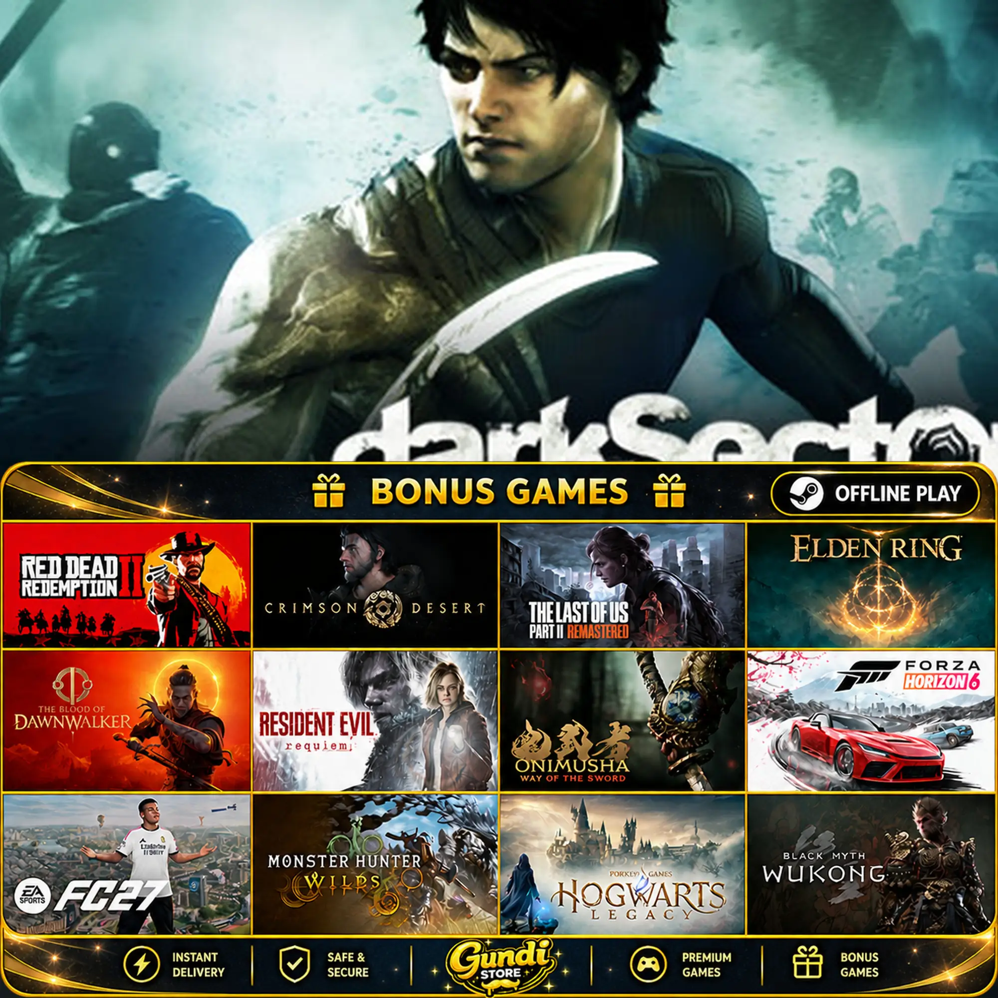 [AUTO CODE] - Dark Sector + BONUS GAME