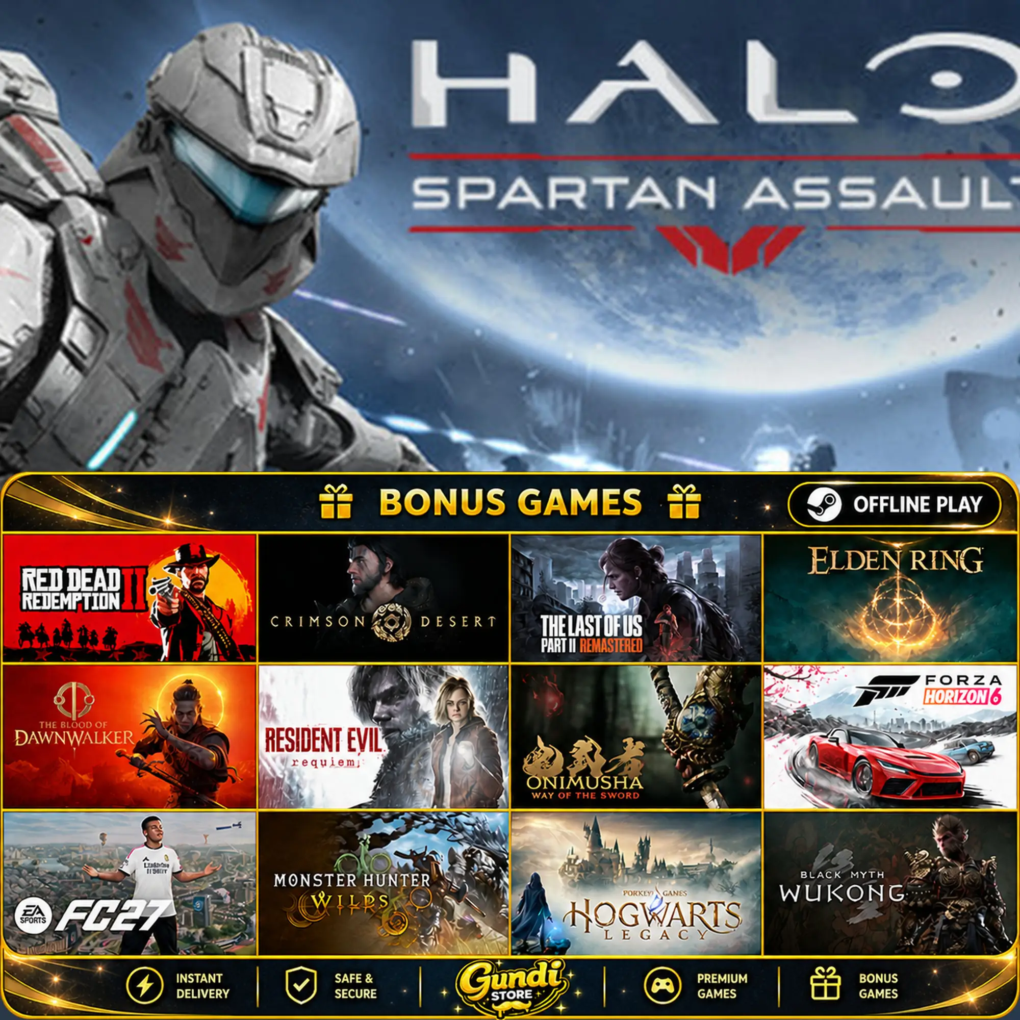 [AUTO CODE] - Halo_ Spartan Assault + BONUS GAME