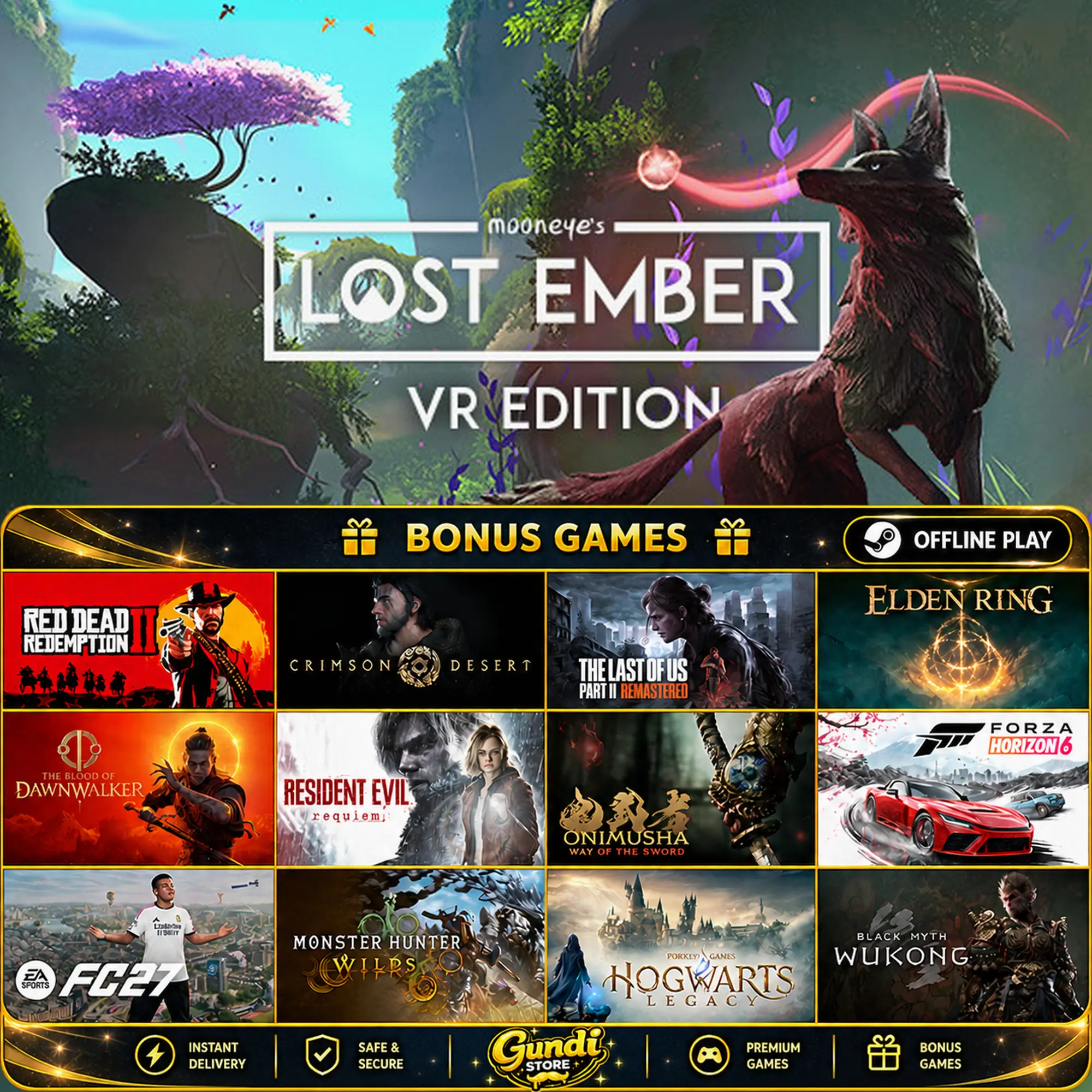 [AUTO CODE] - Lost Ember VR Edition + BONUS GAME