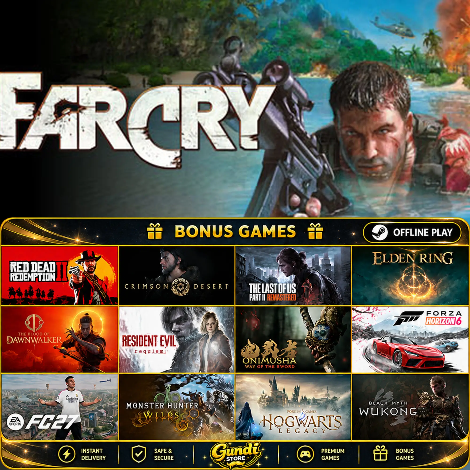 [AUTO CODE] - Far Cry + BONUS GAME