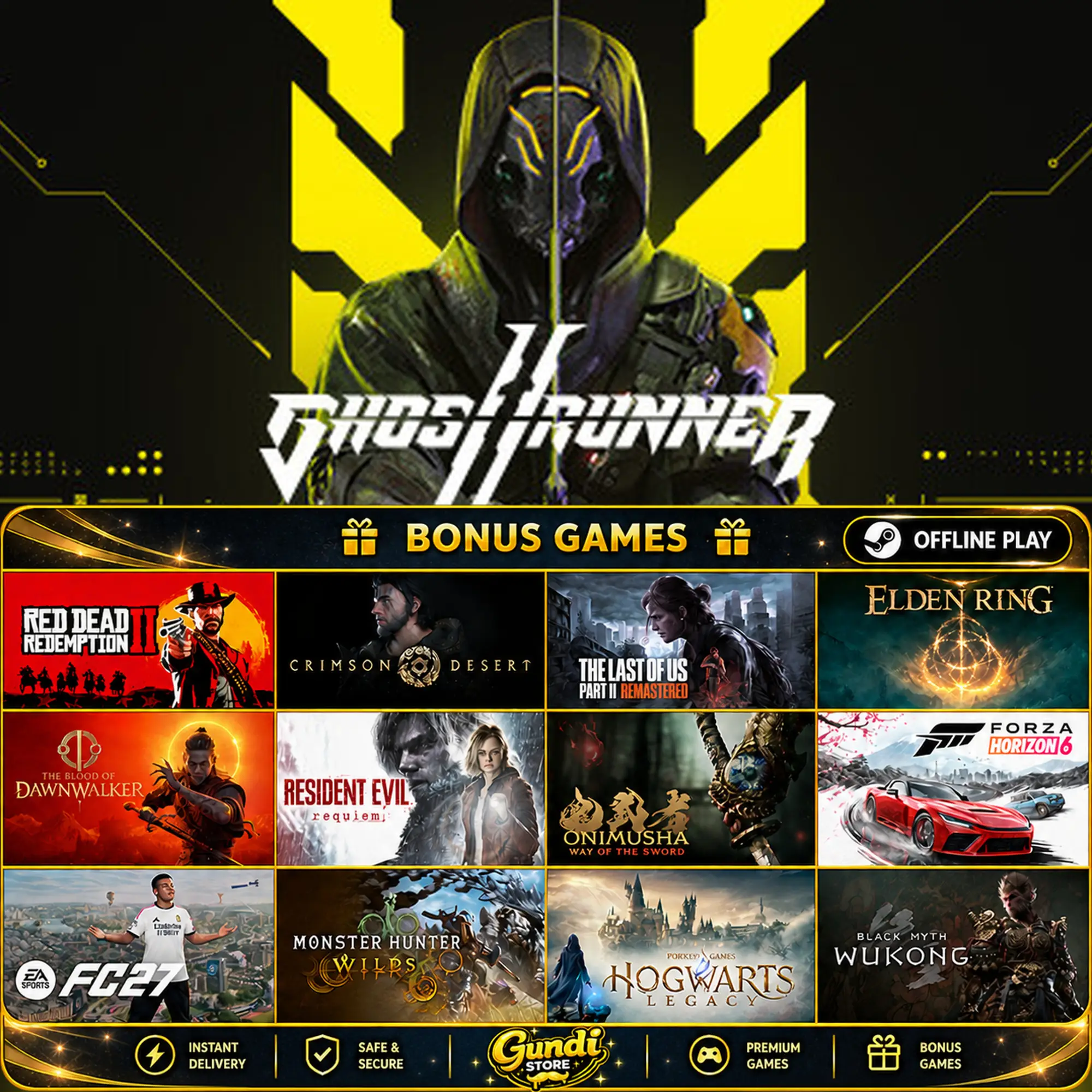[AUTO CODE] - Ghostrunner 2 + BONUS GAME