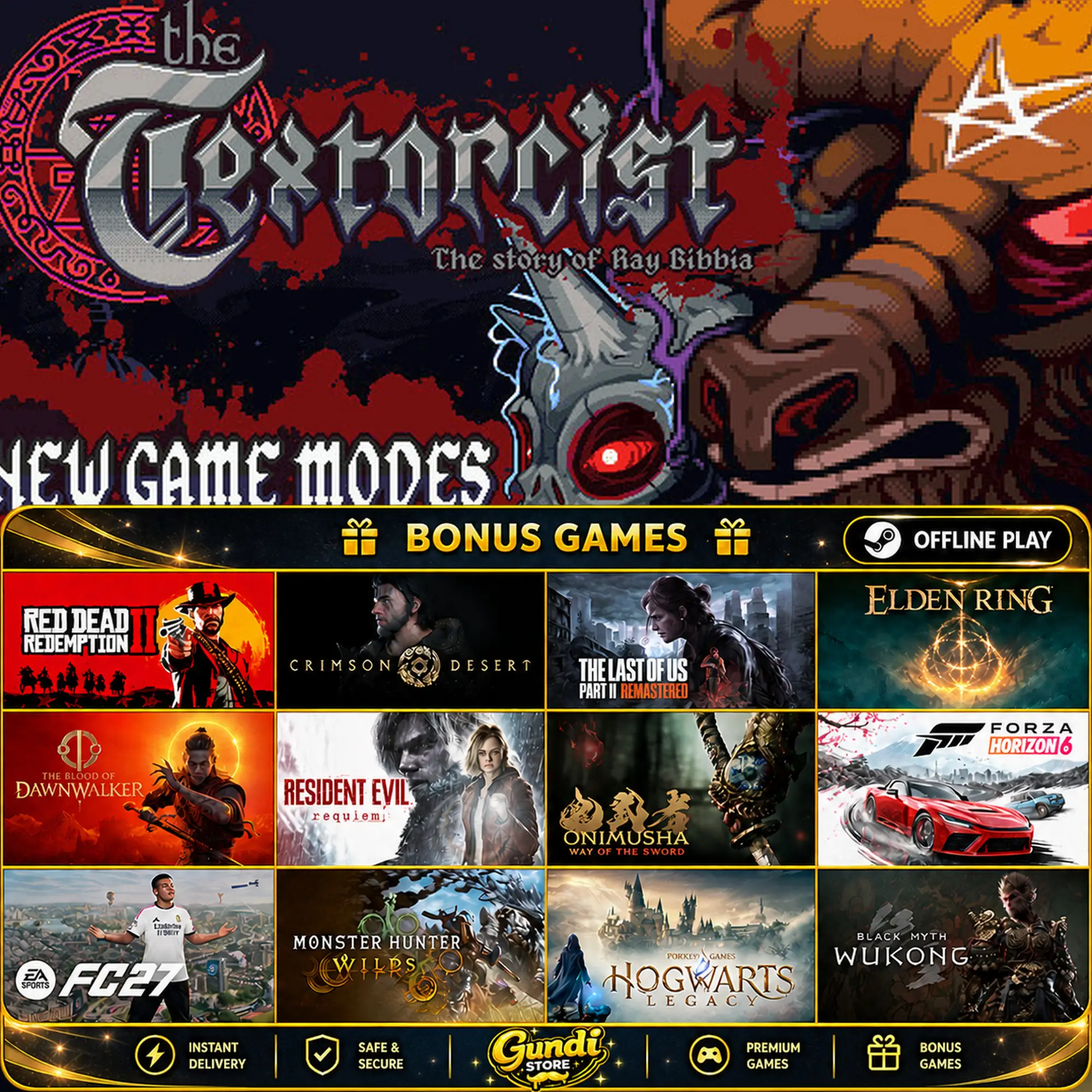 [AUTO CODE] - The Textorcist_ The Story of Ray Bibbia + BONUS GAME