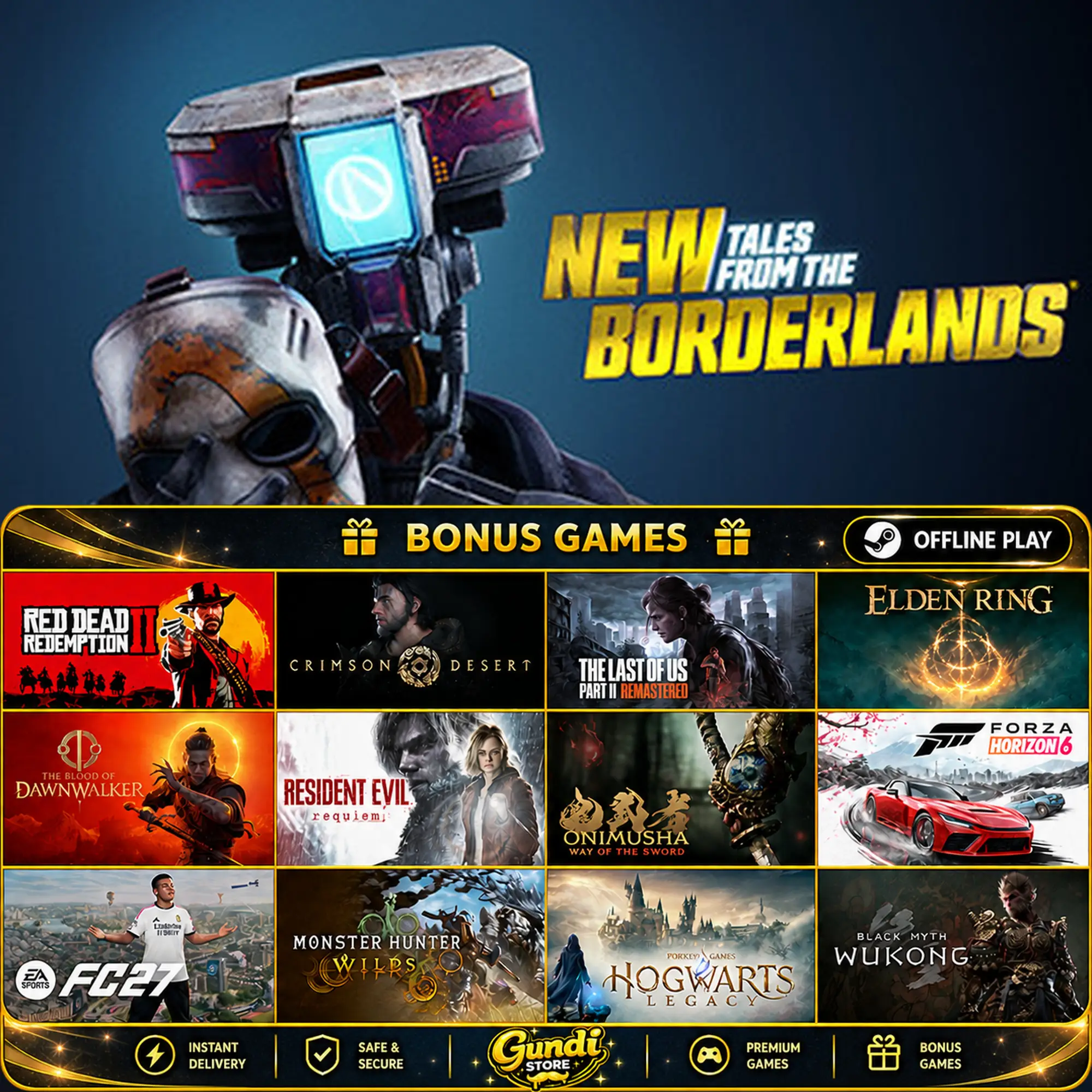 [AUTO CODE] - New Tales from the Borderlands + BONUS GAME