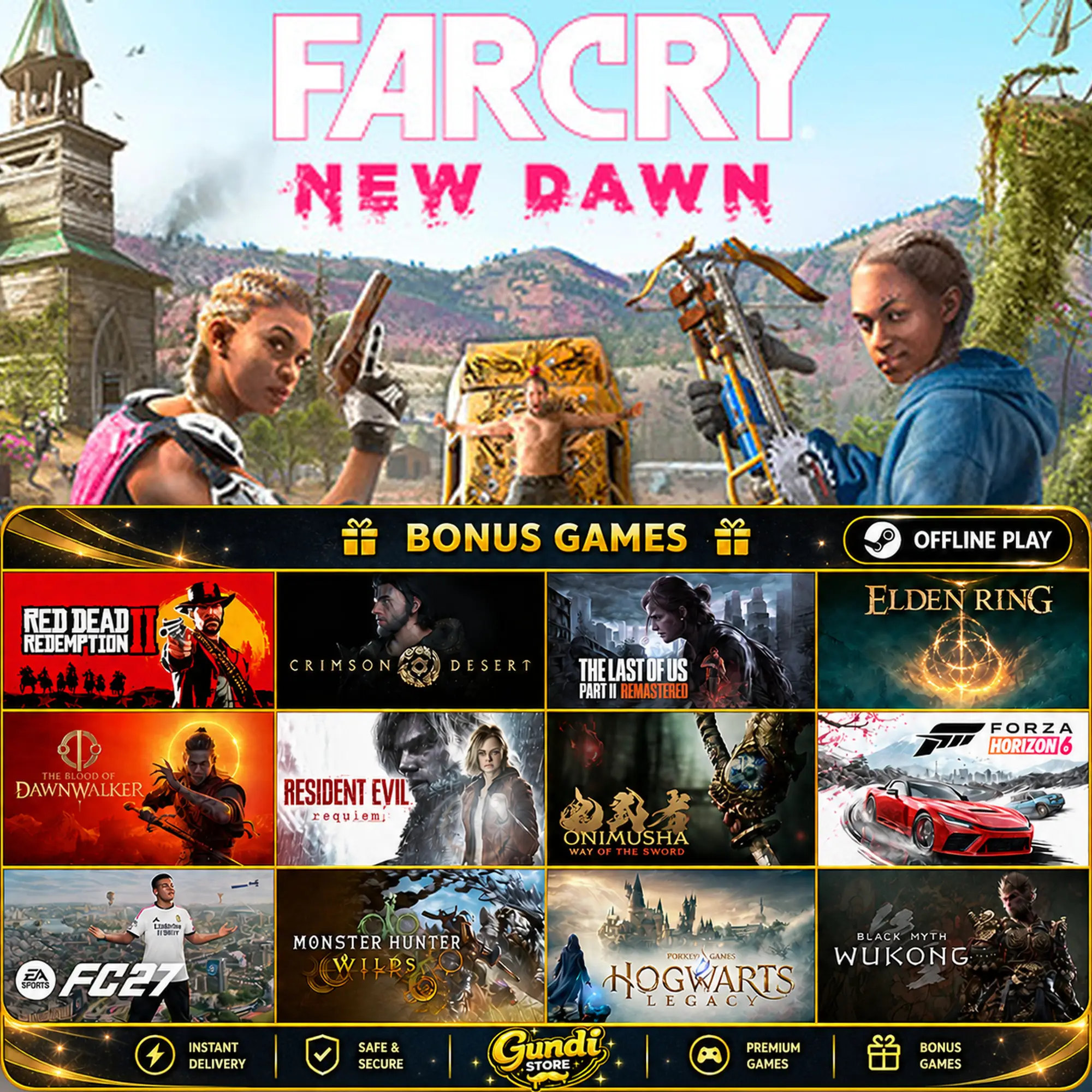 [AUTO CODE] - Far Cry New Dawn + BONUS GAME
