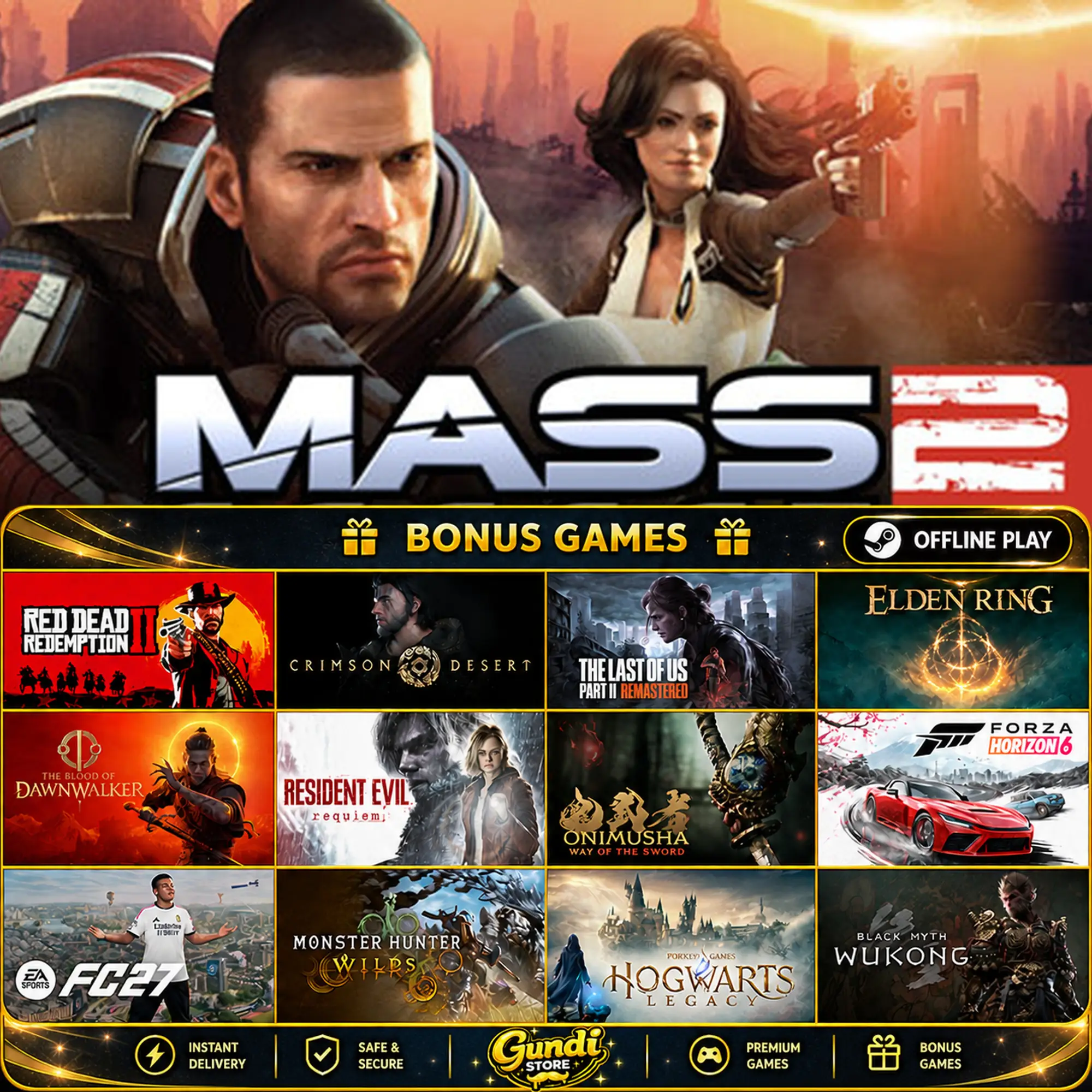 [AUTO CODE] - Mass Effect 2 (2010) + BONUS GAME