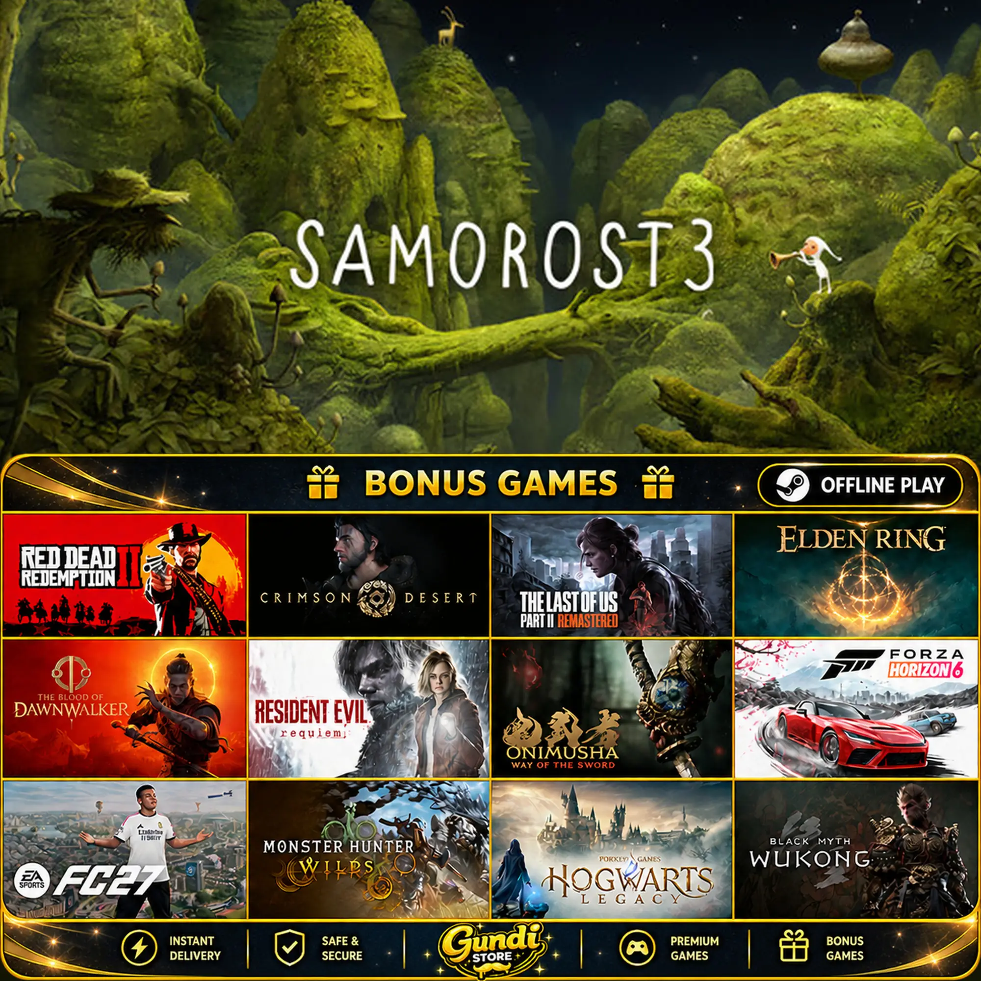 [AUTO CODE] - Samorost 3 + BONUS GAME