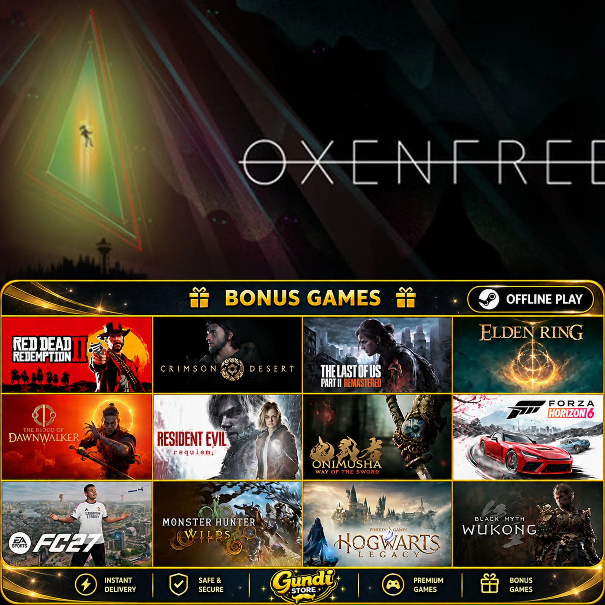 [AUTO CODE] - Oxenfree + BONUS GAME