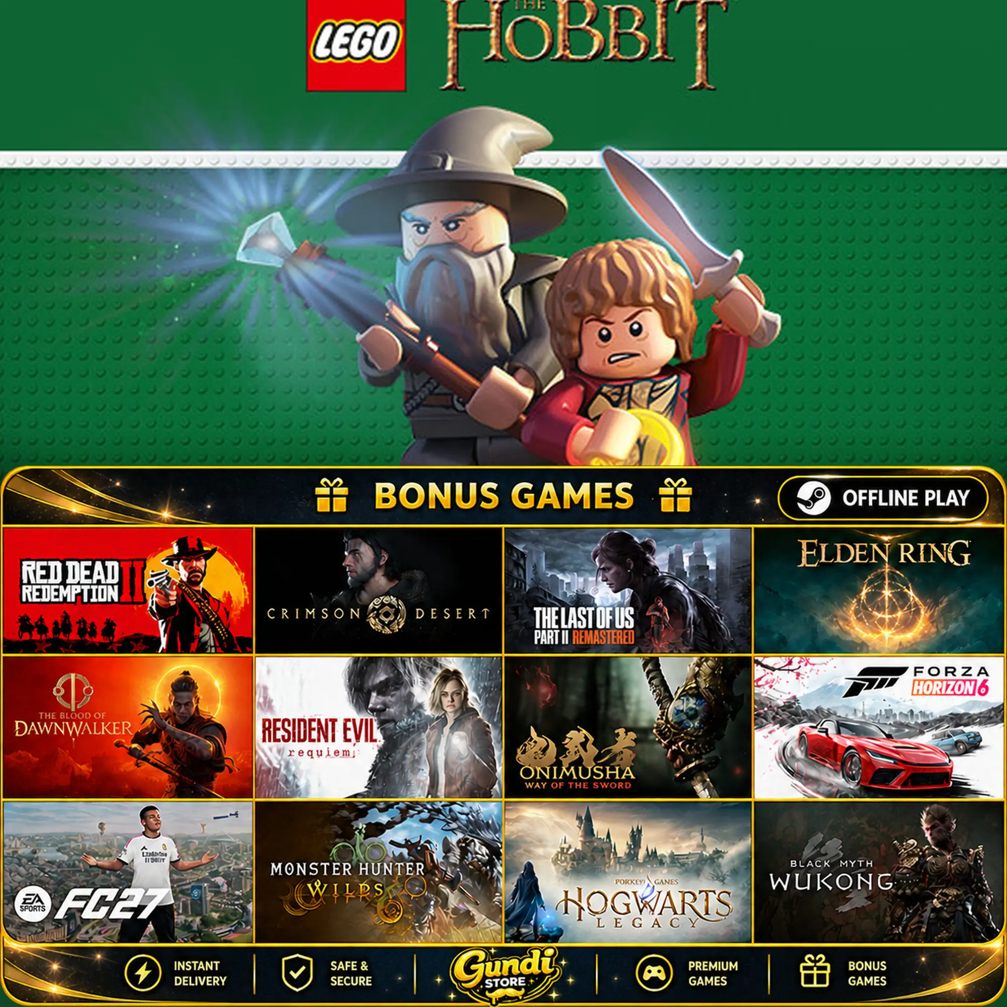 [AUTO CODE] - LEGO® The Hobbit™ + BONUS GAME