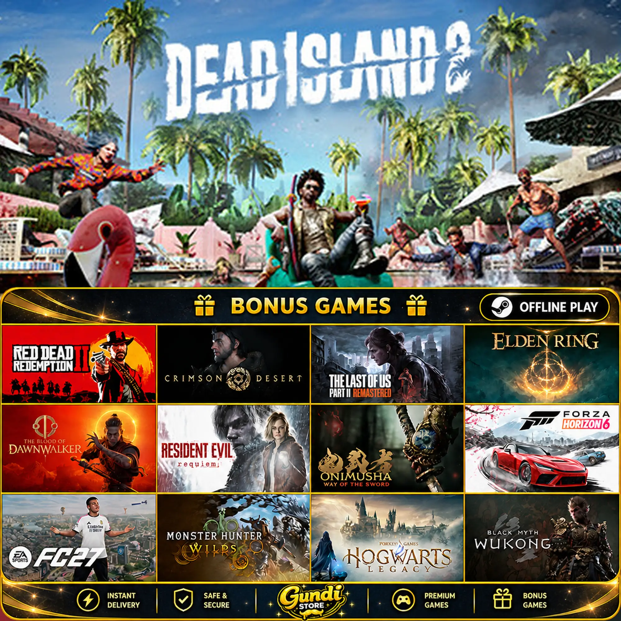 [AUTO CODE] - Dead Island 2 + BONUS GAME