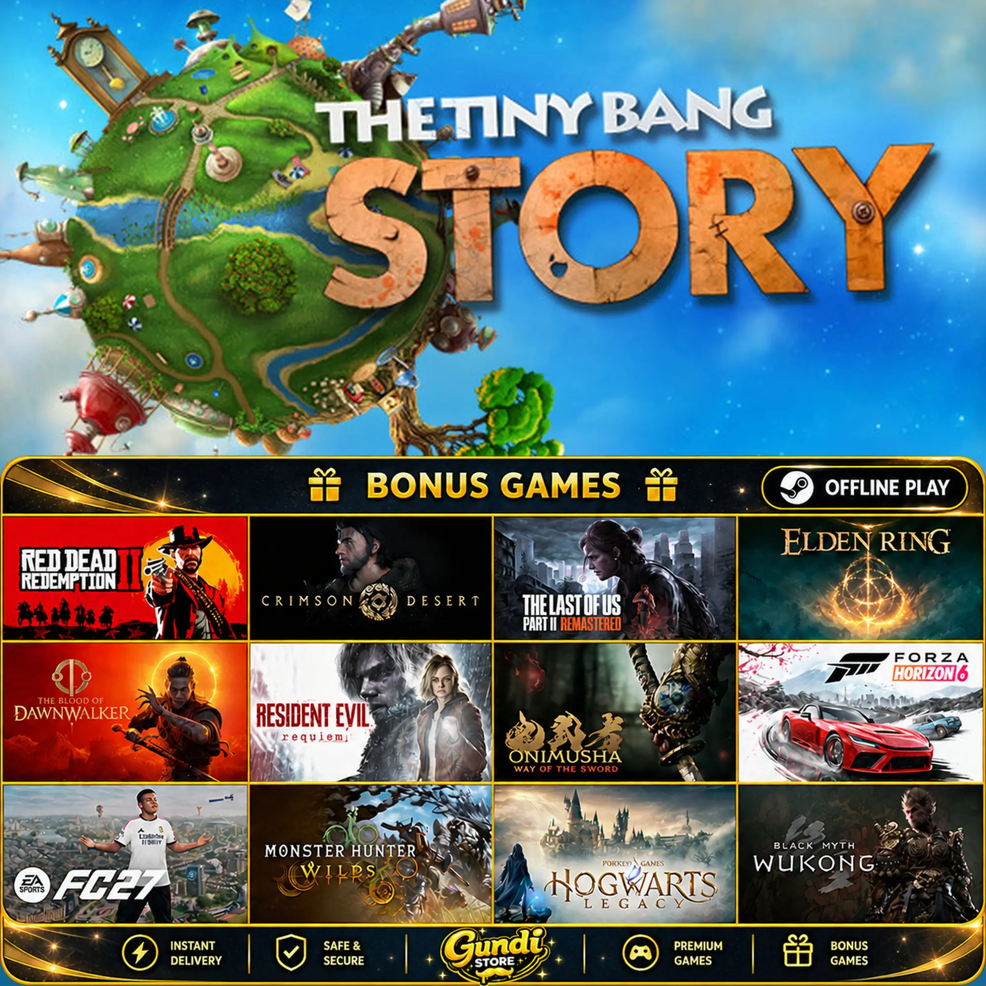 [AUTO CODE] - The Tiny Bang Story + BONUS GAME