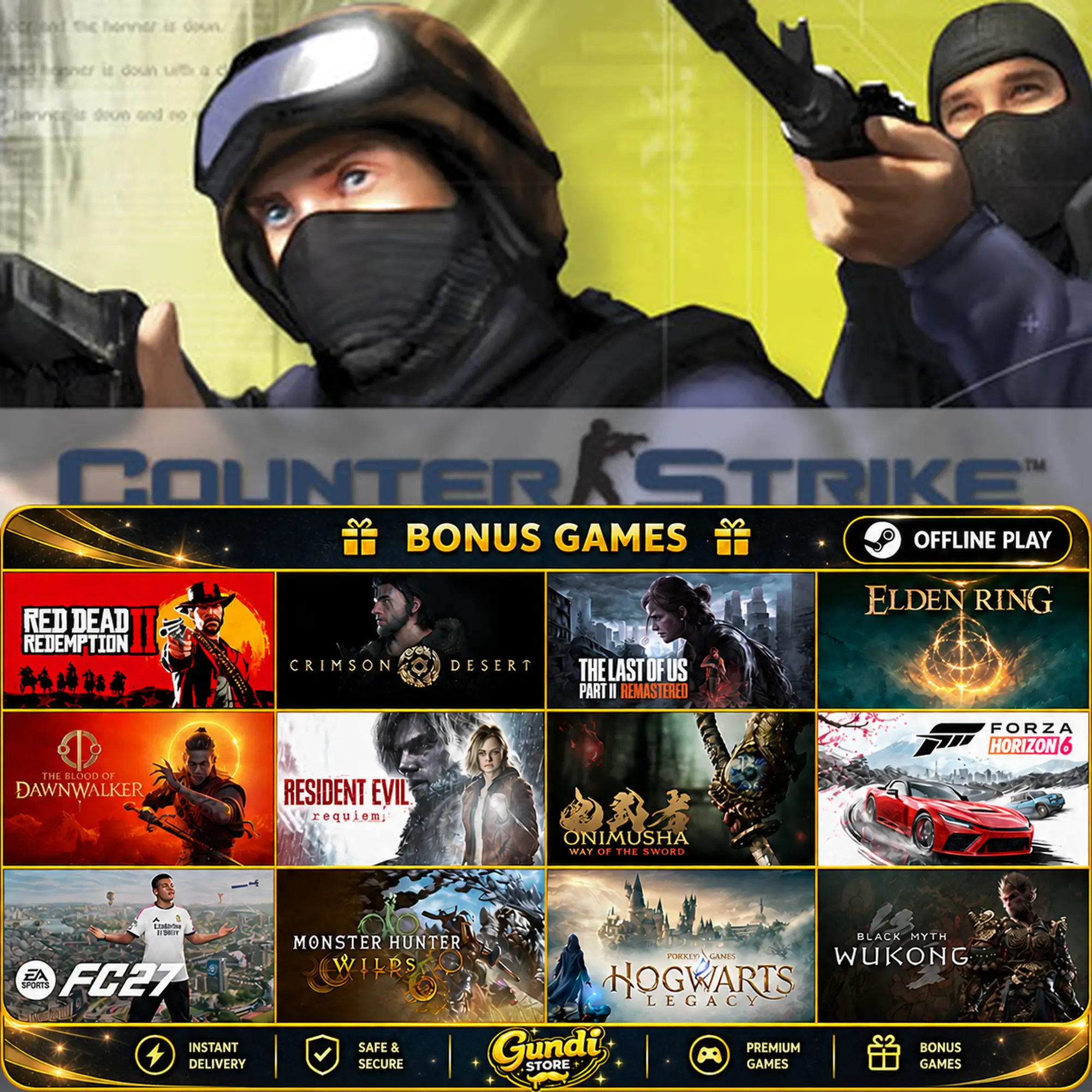 [AUTO CODE] - Counter-Strike_ Condition Zero + BONUS GAME