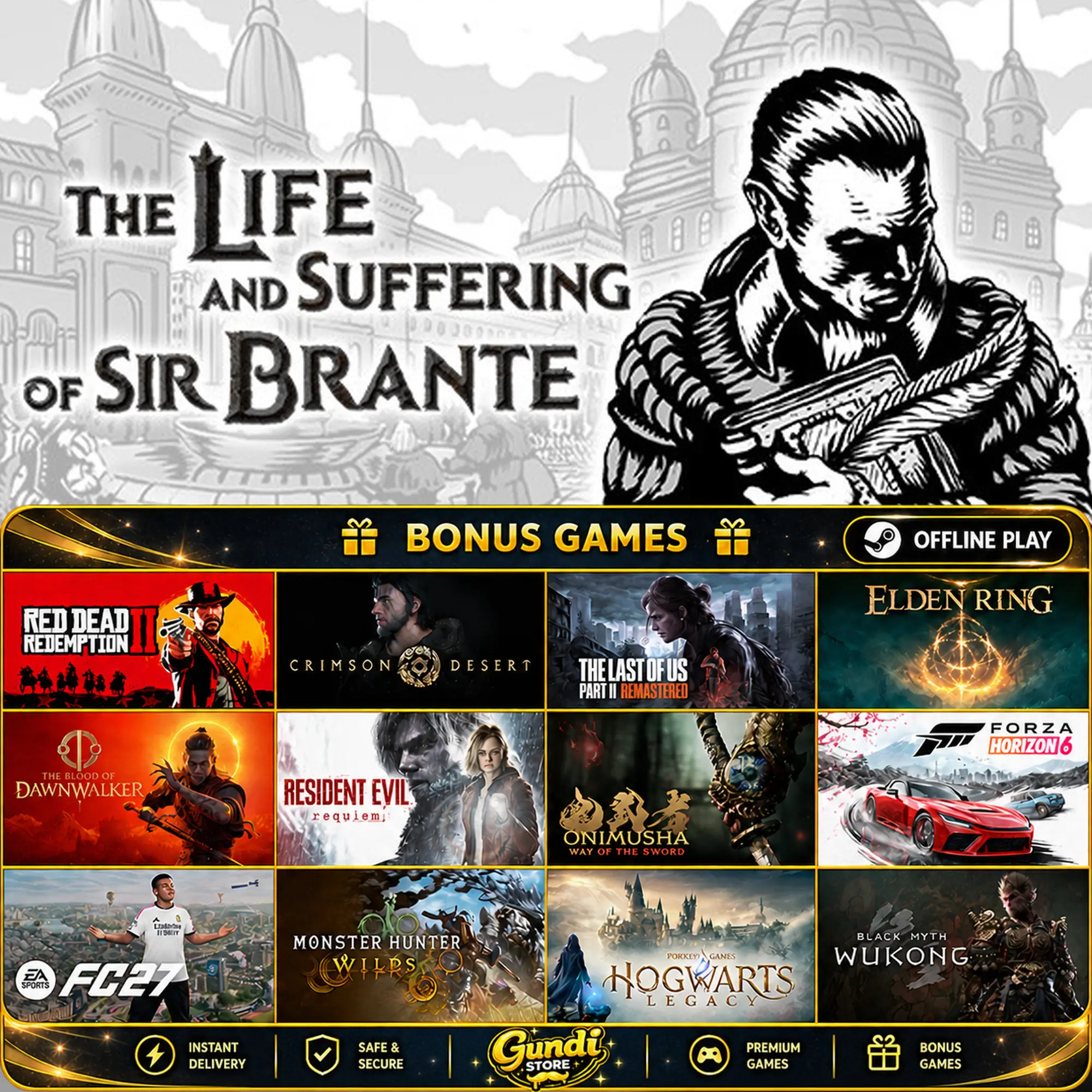[AUTO CODE] - The Life and Suffering of Sir Brante + BONUS GAME