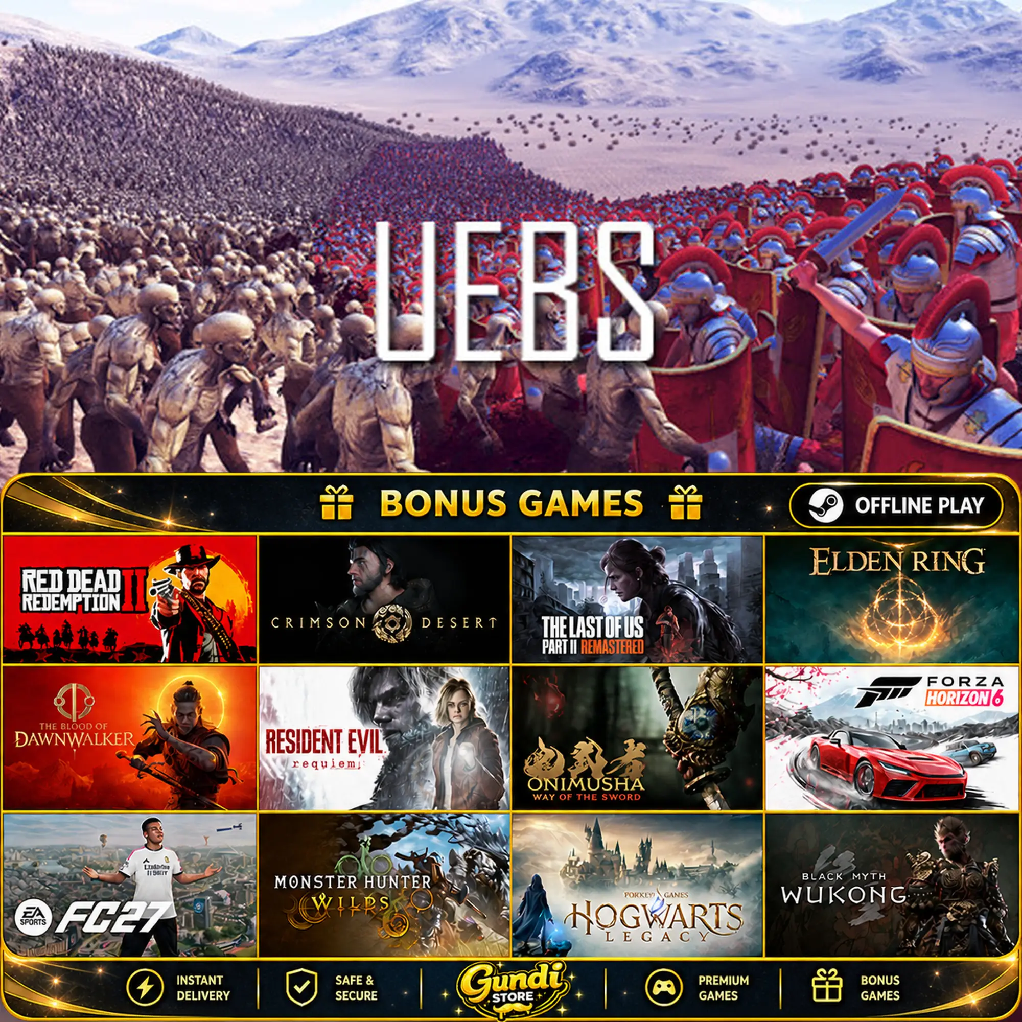 [AUTO CODE] - Ultimate Epic Battle Simulator + BONUS GAME