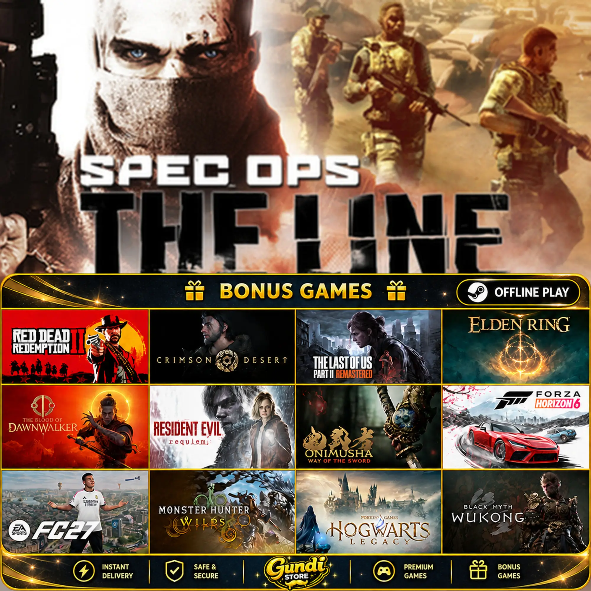 [AUTO CODE] - Spec Ops_ The Line + BONUS GAME
