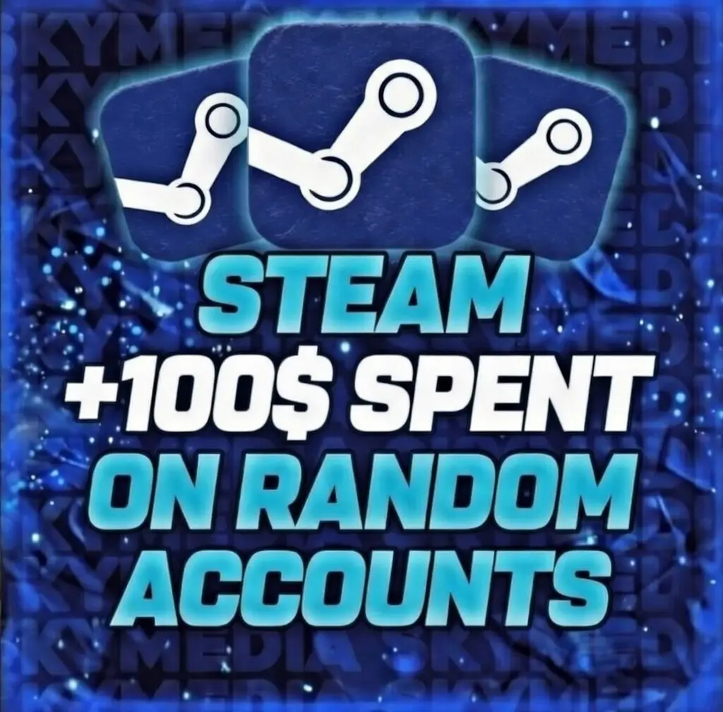 ⭐⭐STEAM +100$ SPENT ON RANDOM ACCOUNTS⭐⭐