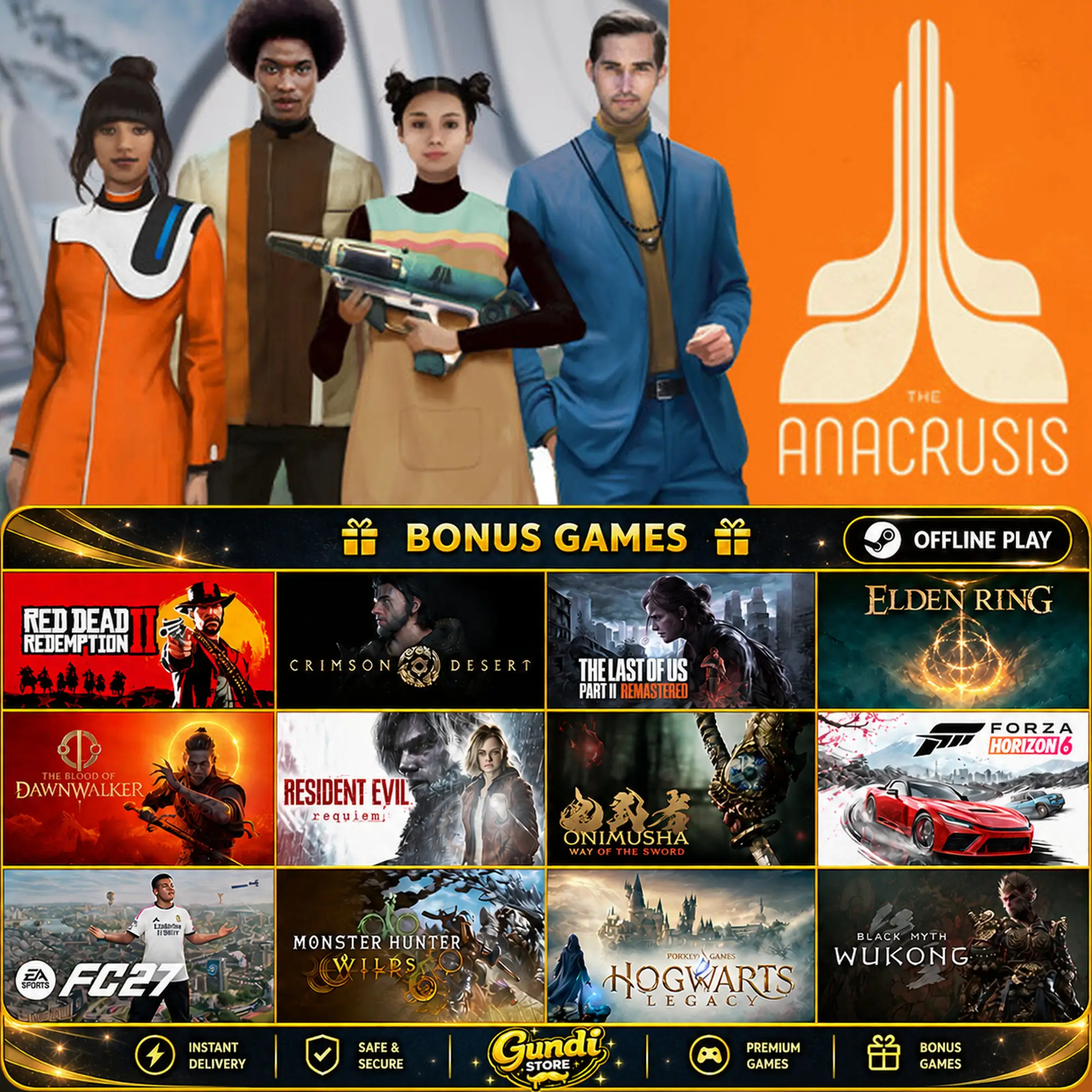 [AUTO CODE] - The Anacrusis + BONUS GAME