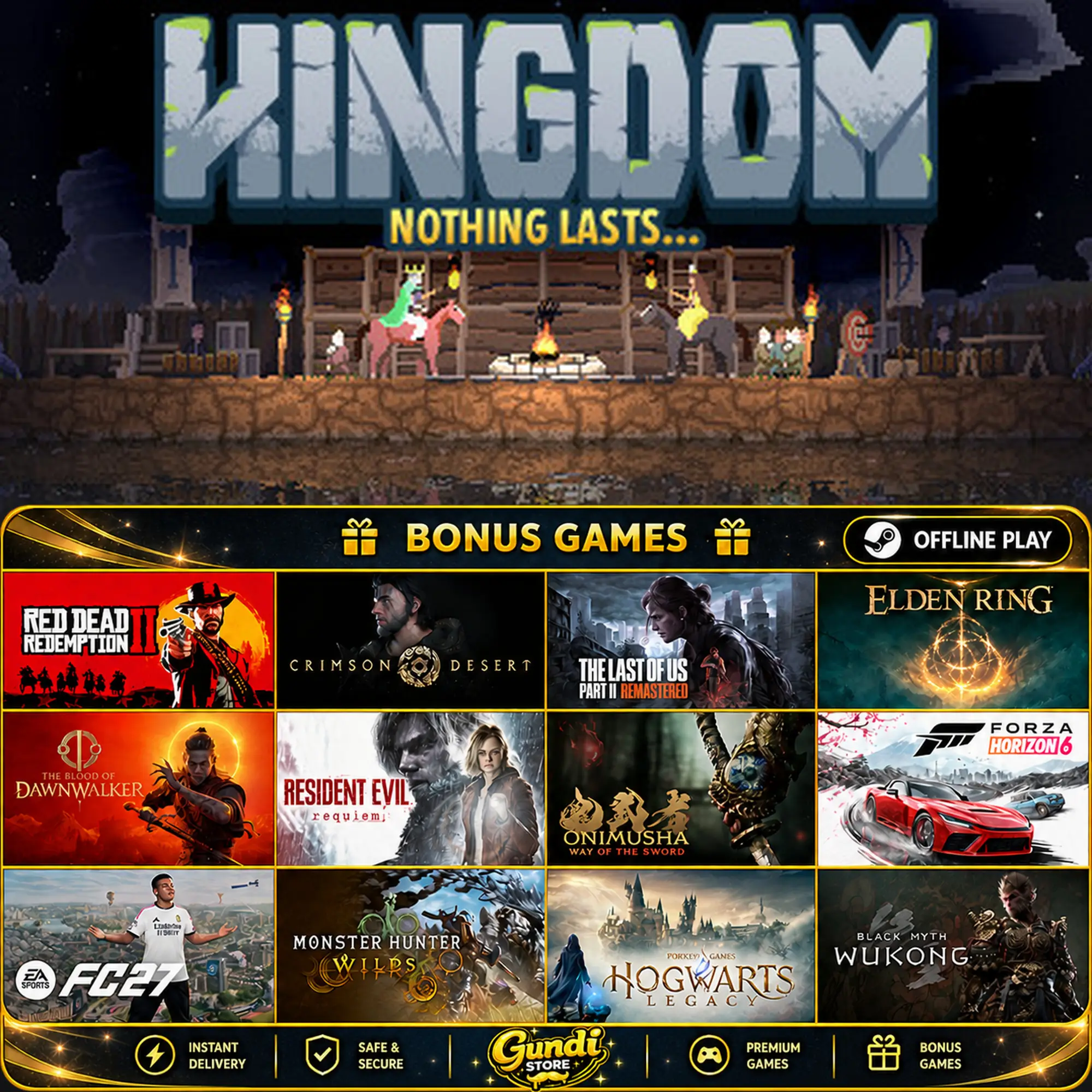 [AUTO CODE] - Kingdom_ Classic + BONUS GAME